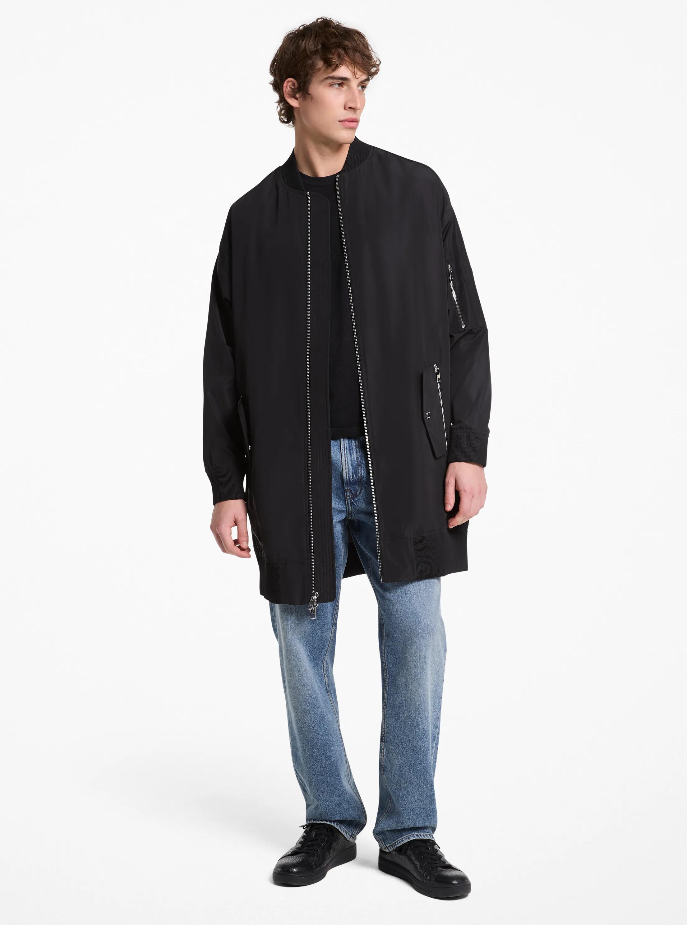 Chaqueta bomber oversize in NEGRO | Michael Kors