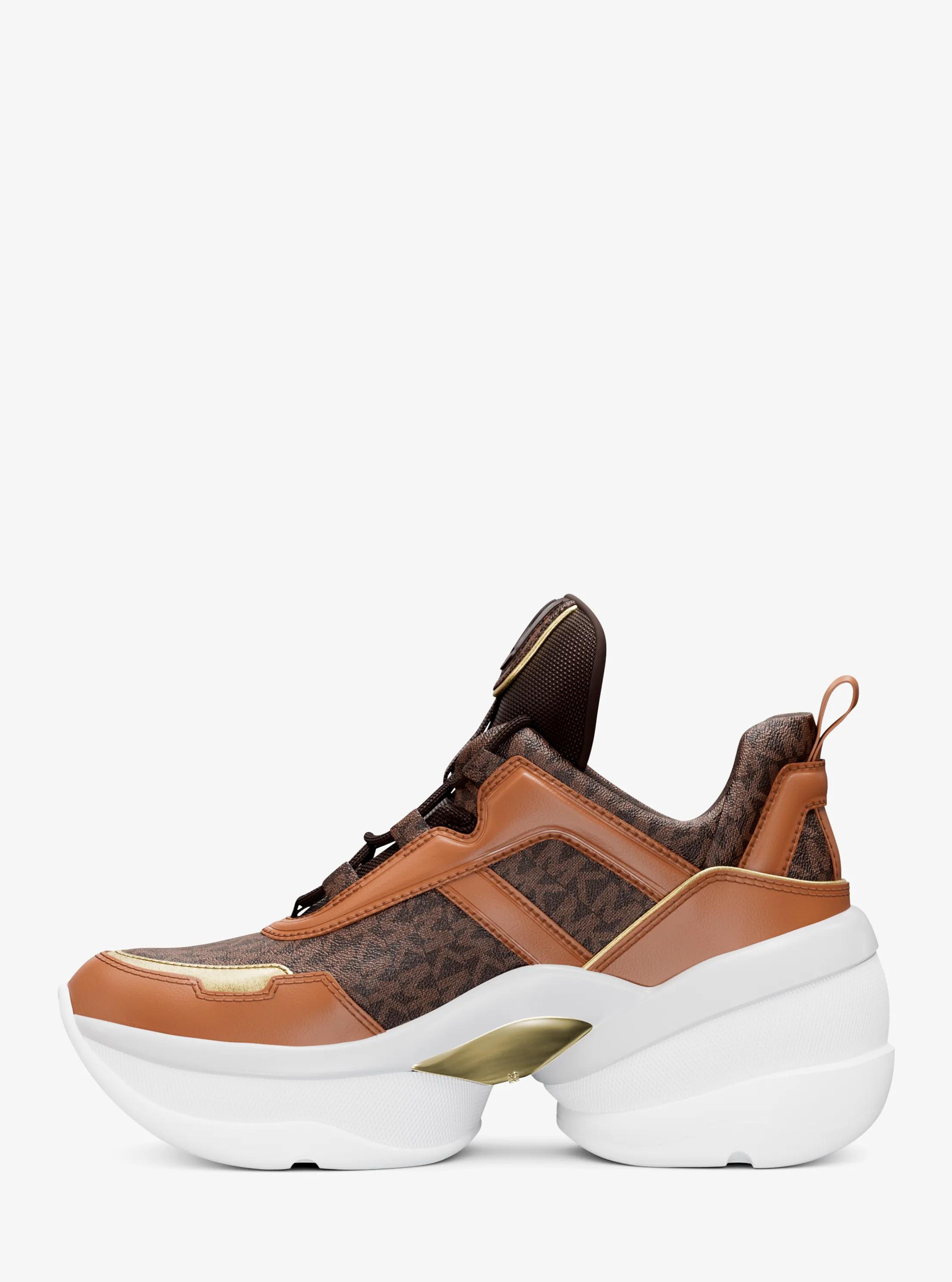 Michael Kors Olympia Signature Logo Trainer | Arden Fair