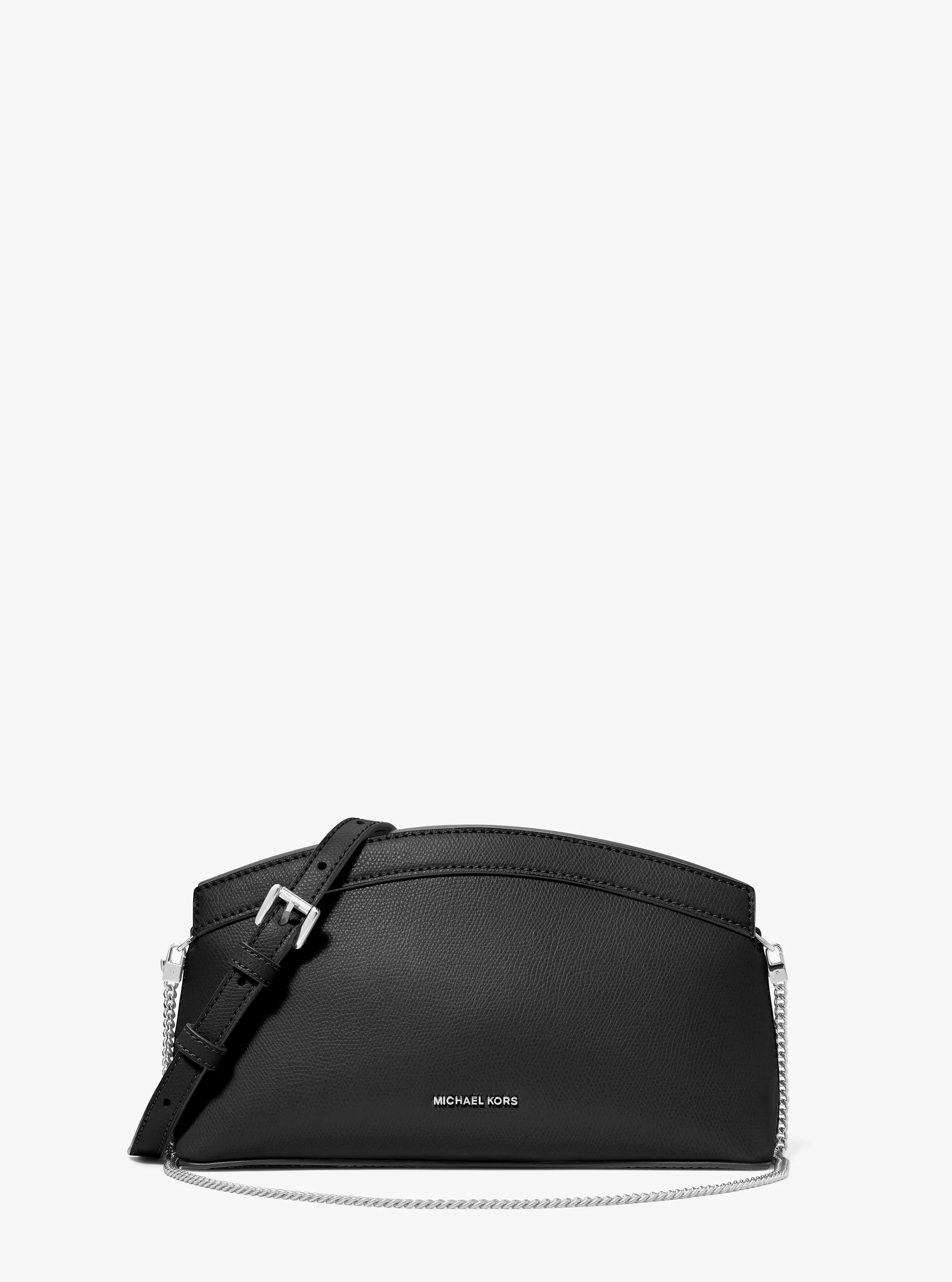 MK Petite pochette convertible Athena en cuir - Noir - Michael Kors