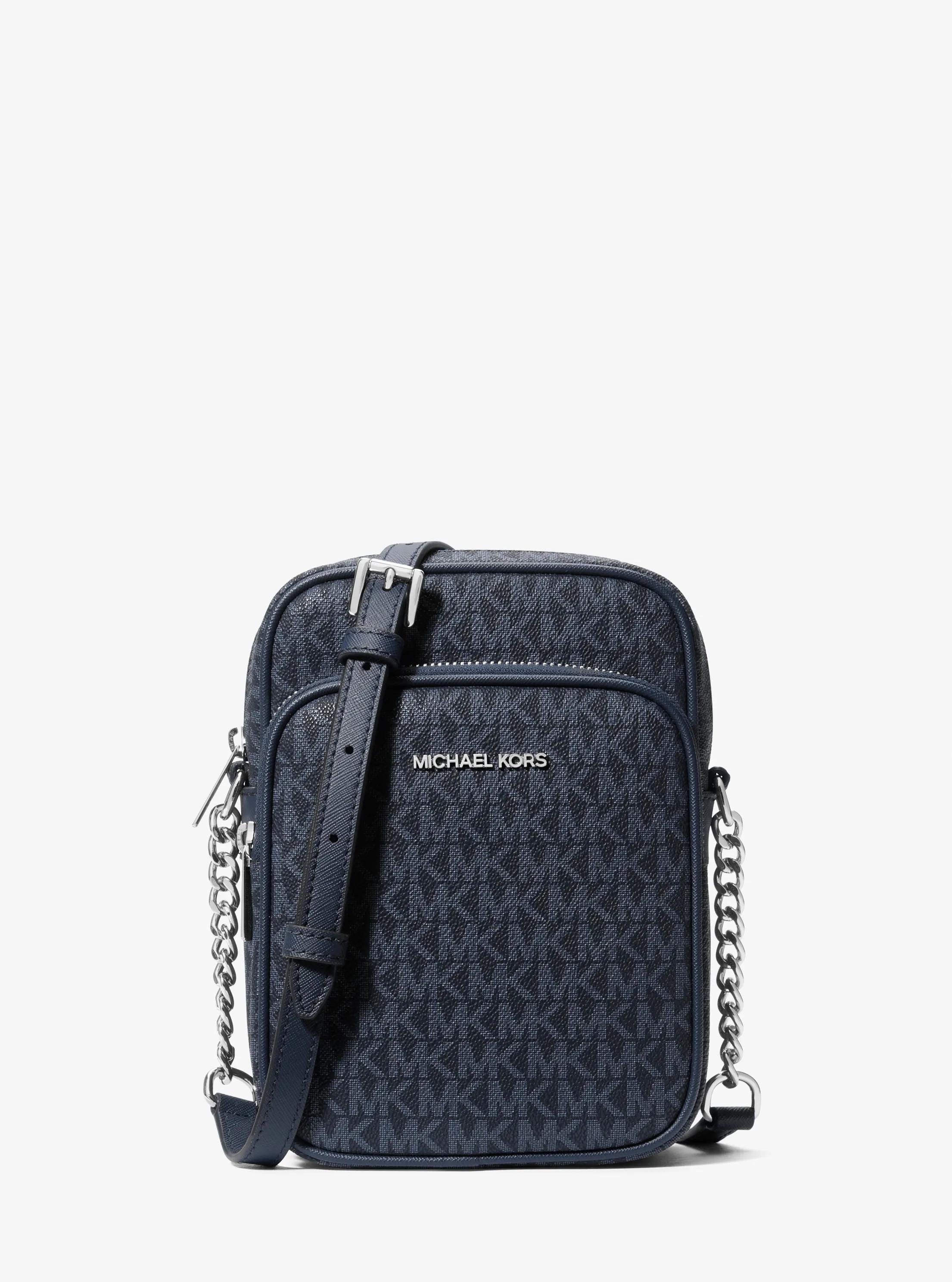 Jet Set Travel Medium Logo Crossbody Bag in ADMIRAL | Michael Kors