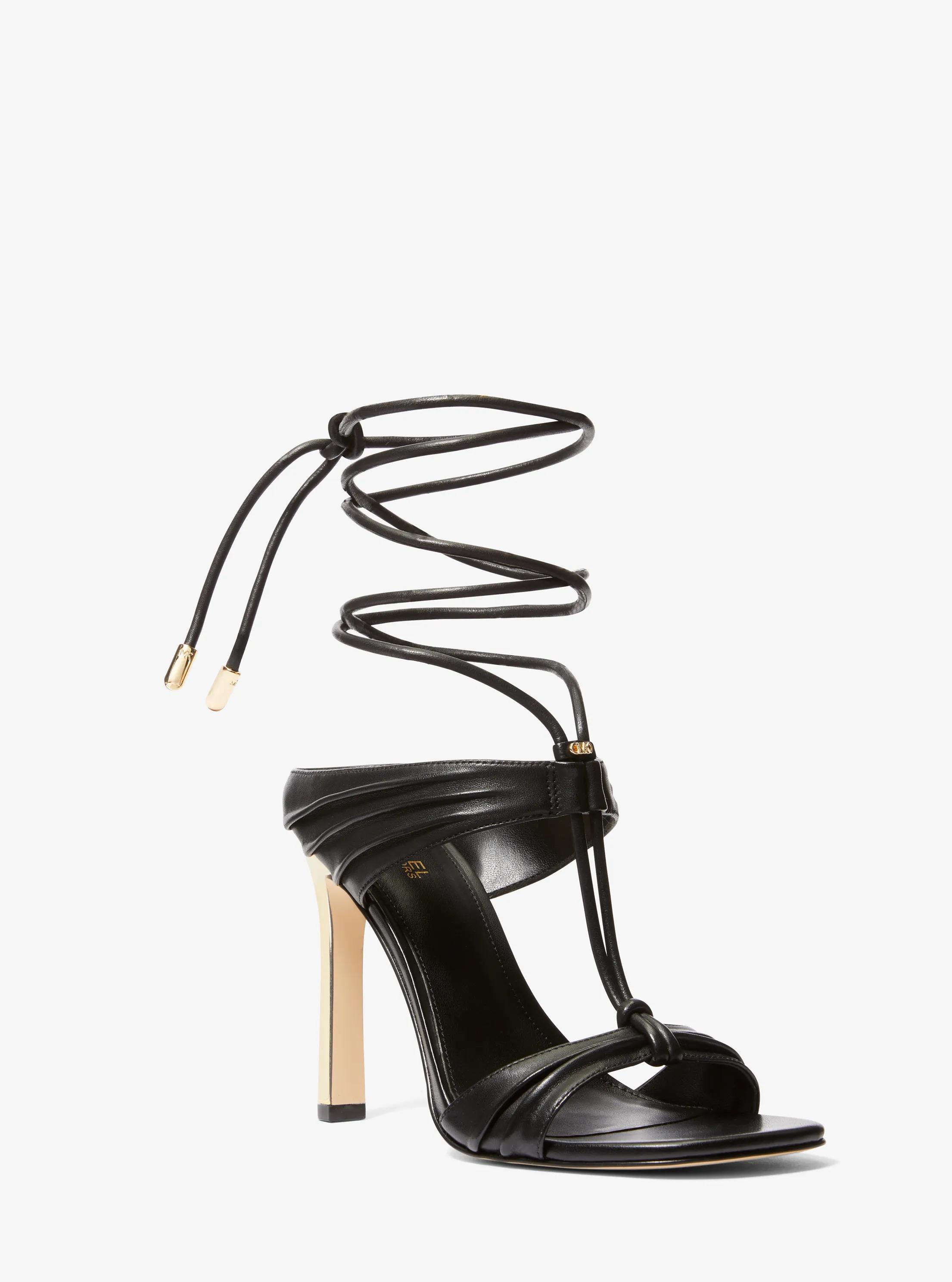 Sandalias Gabriella de piel con cordones
