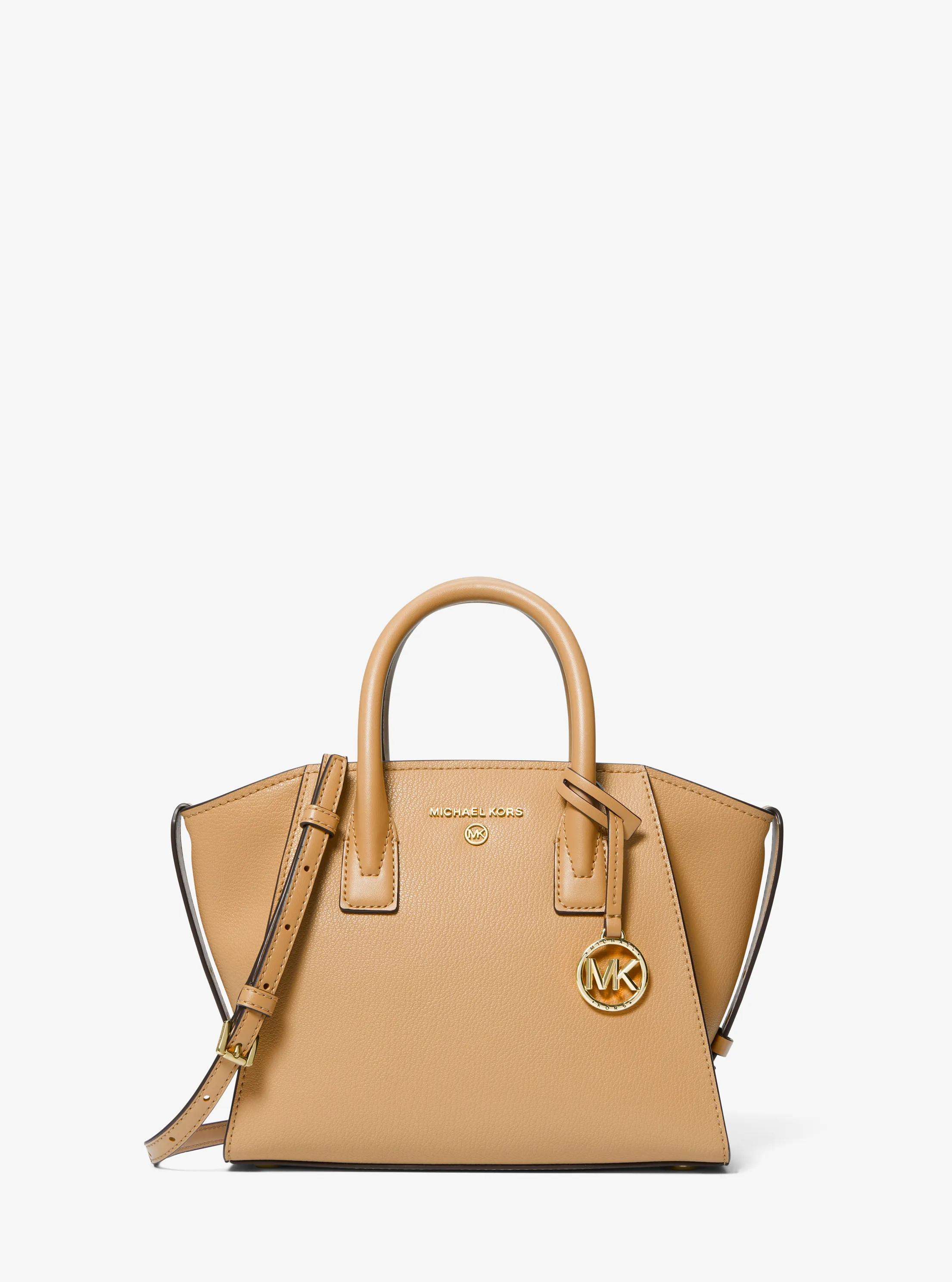 Avril Small Leather Top-Zip Satchel
