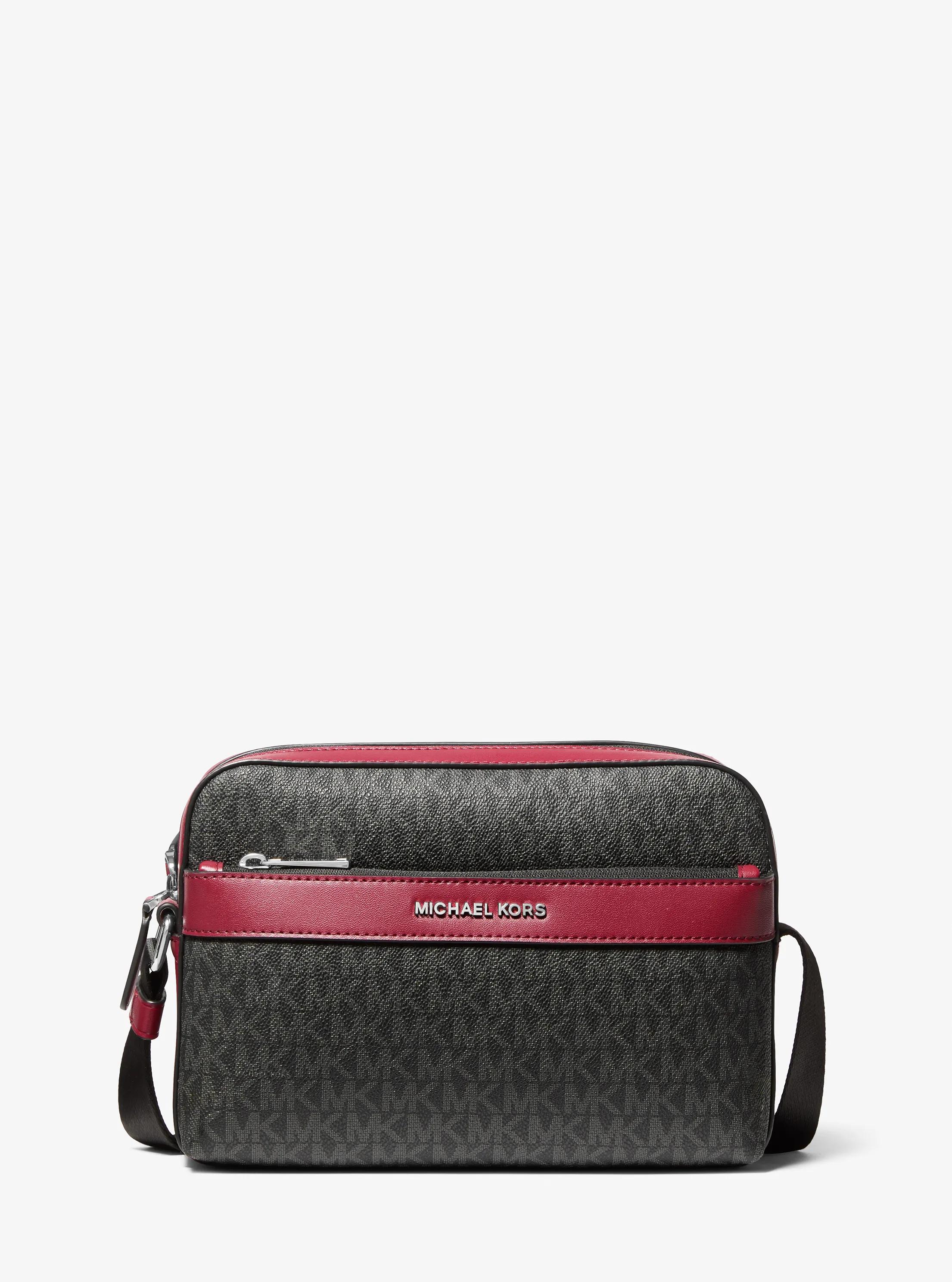 Jet Set Logo Crossbody Bag in BLACK | Michael Kors