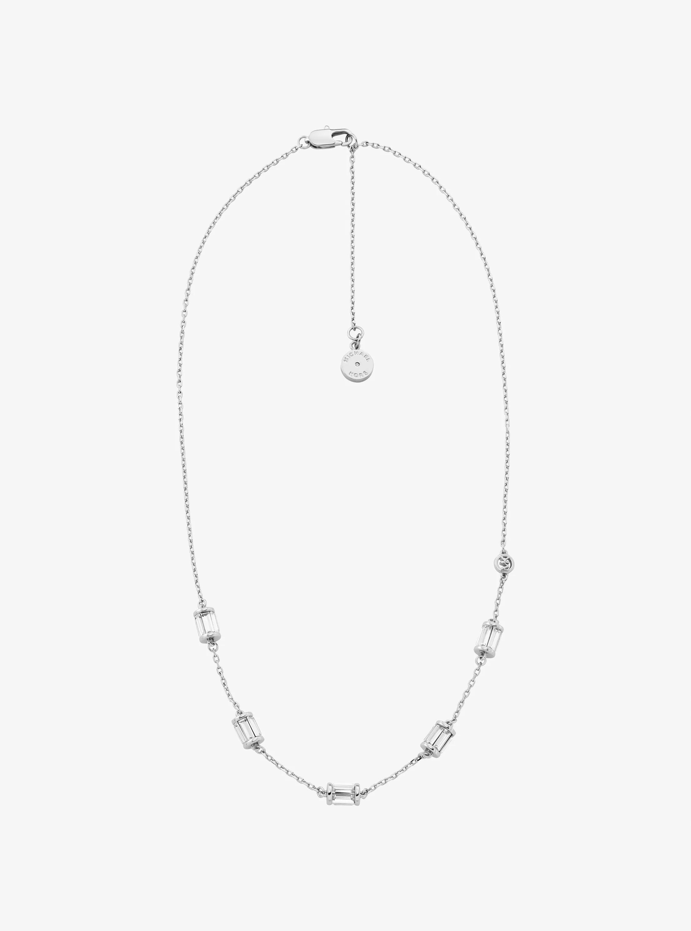 Cubic Zirconia Necklace in SILVER | Michael Kors