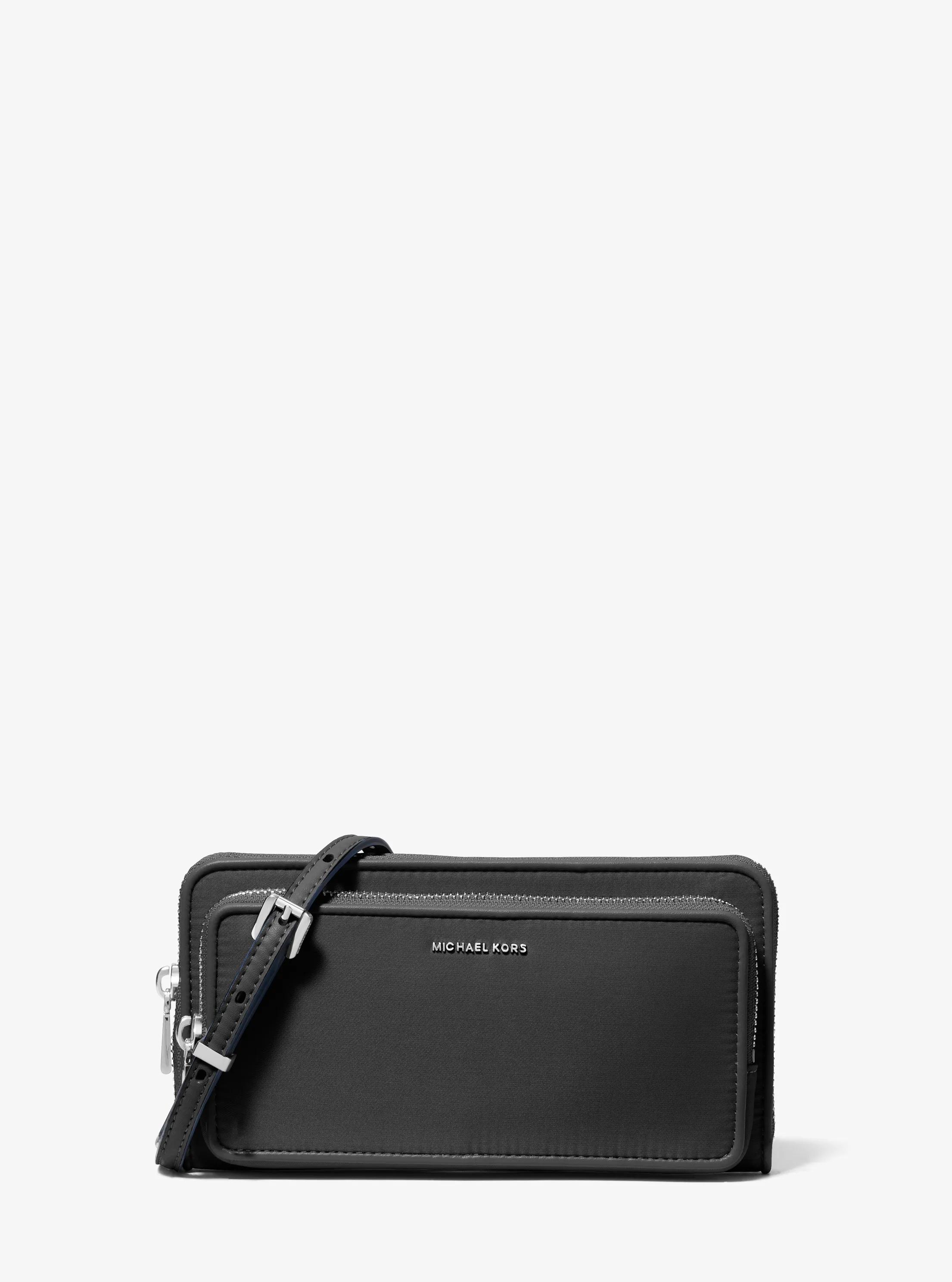 Jet Set Large Nylon Crossbody Bag in BLACK | Michael Kors