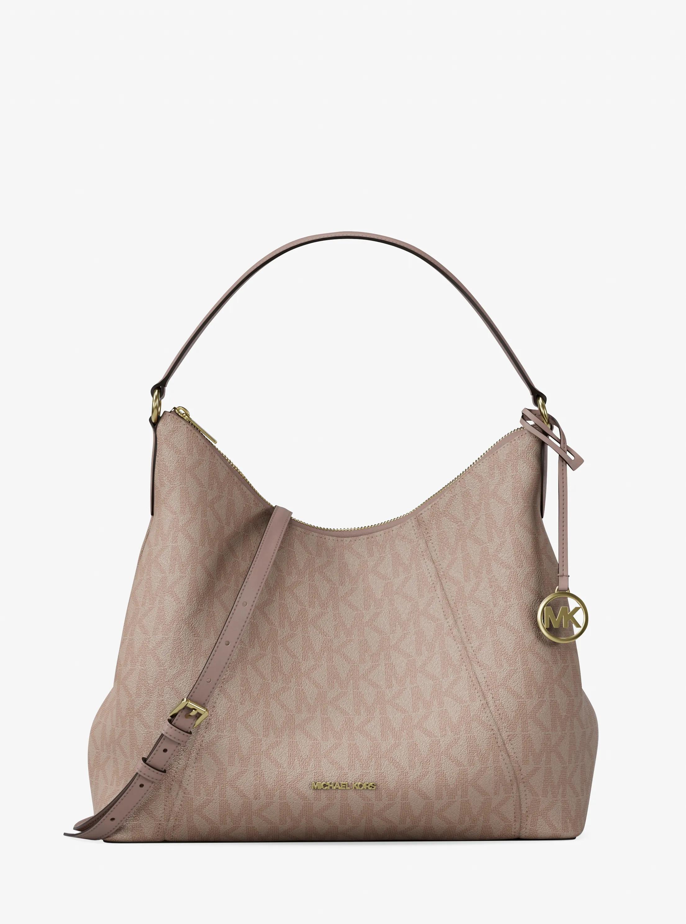 Sienna Large Signature Logo Convertible Shoulder Bag in BALLET | Michael Kors