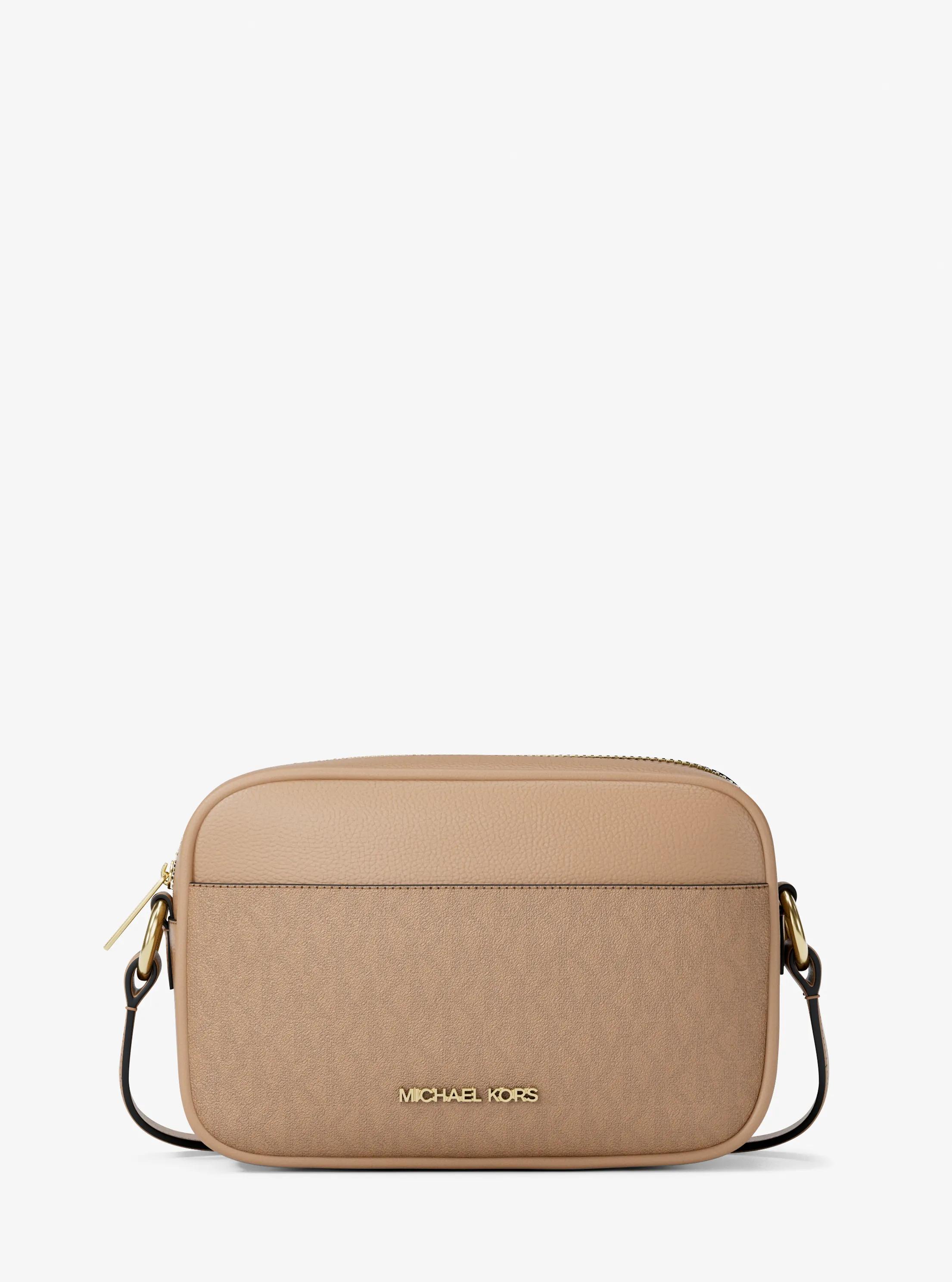 Jet Set Small Signature Logo Camera Crossbody Bag