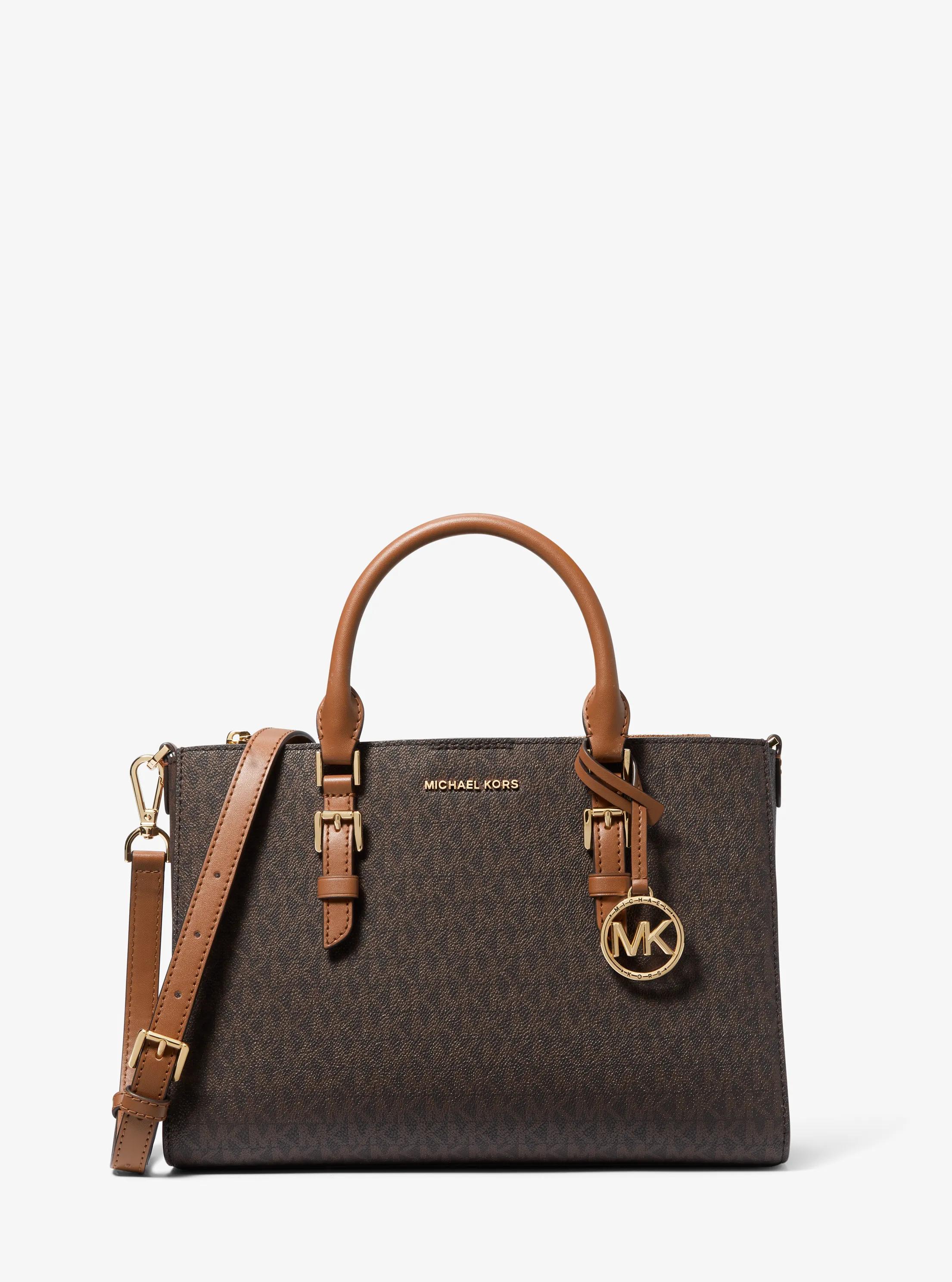 Sally 2-in-1 Medium Logo Satchel in BRN/ACORN | Michael Kors