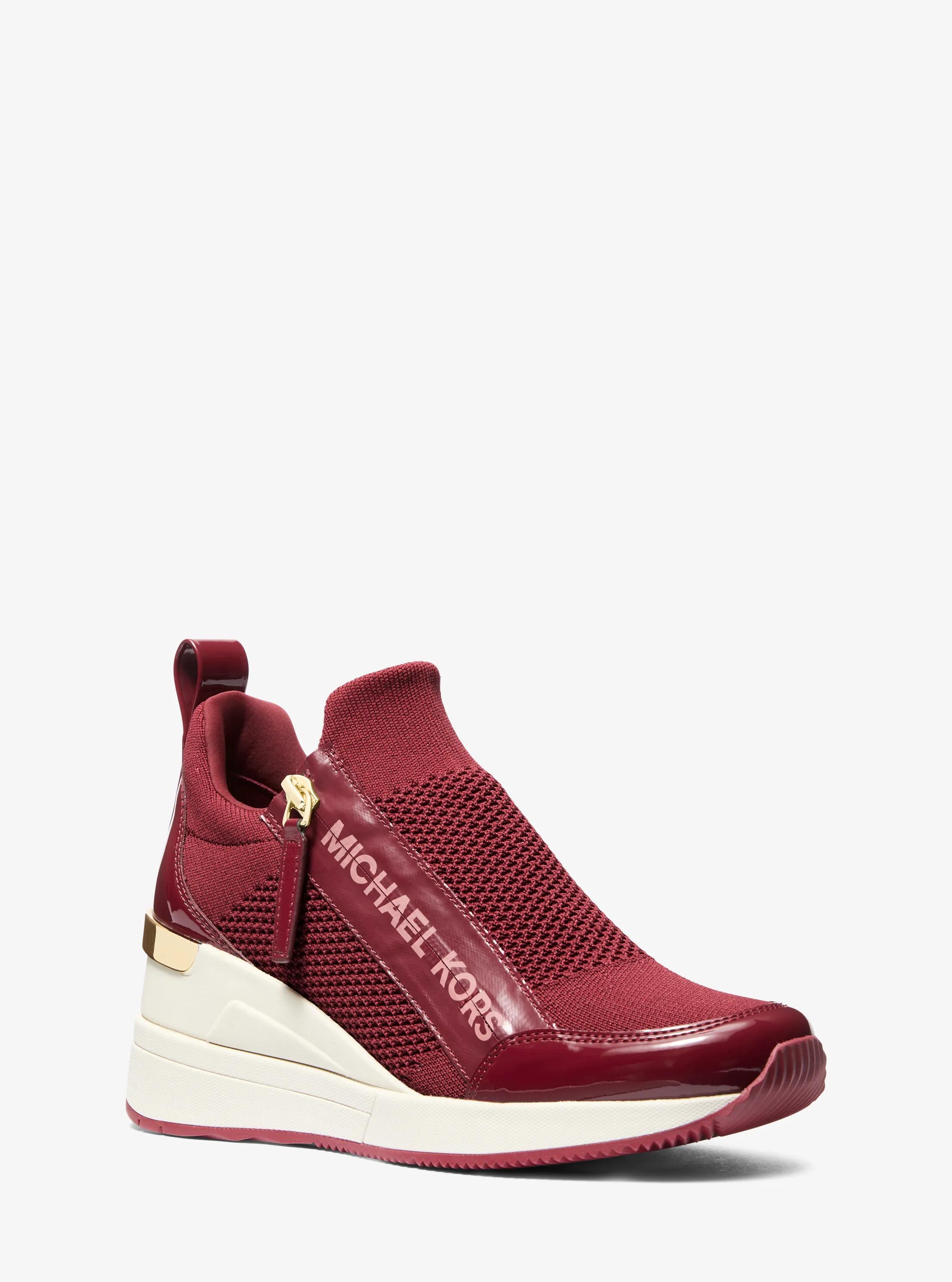 Espadrille Willis en tricot extensible in ROUGE PROFOND | Michael Kors