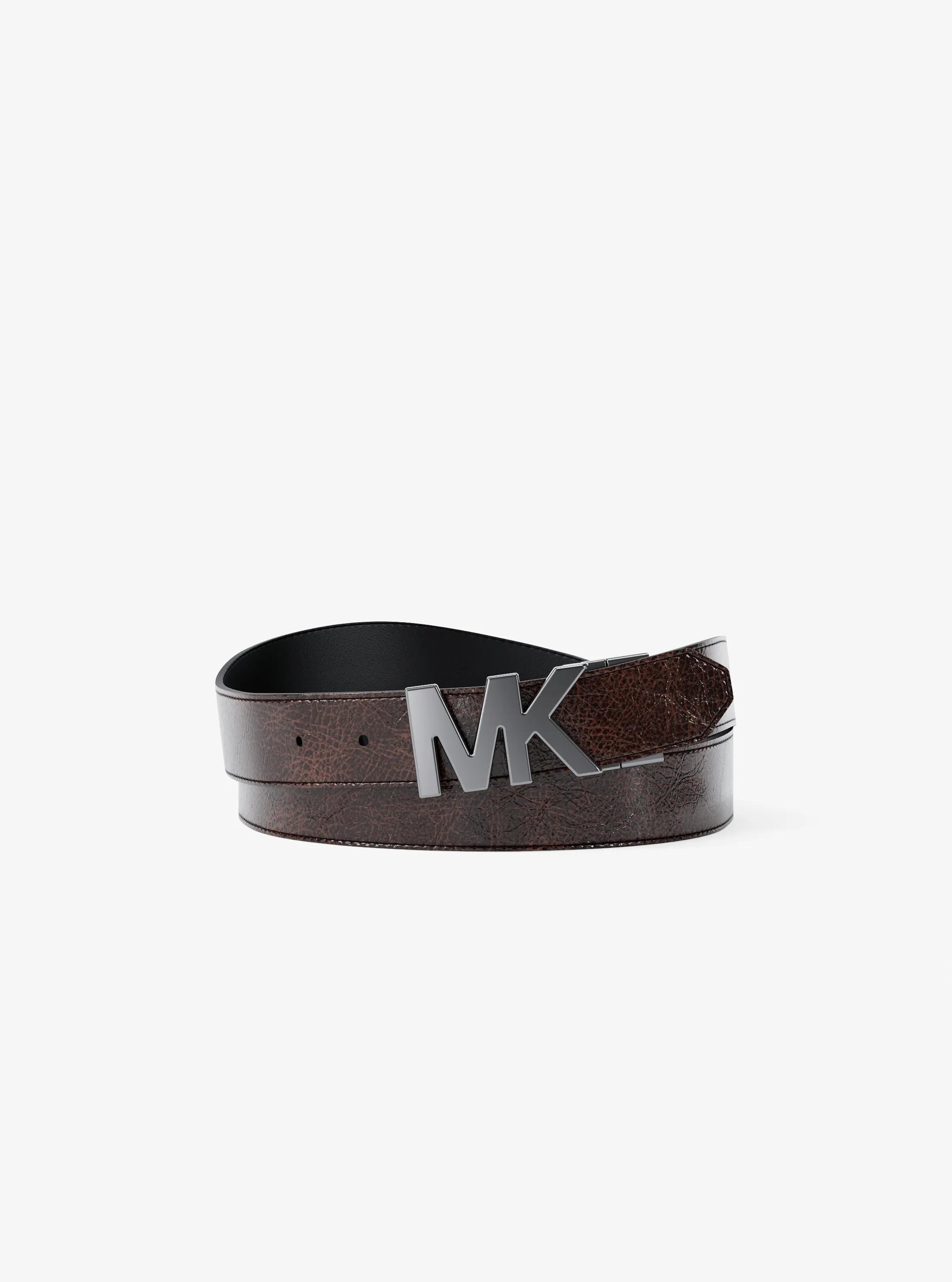Ceinture r&eacute;versible in CHOCOLAT | Michael Kors