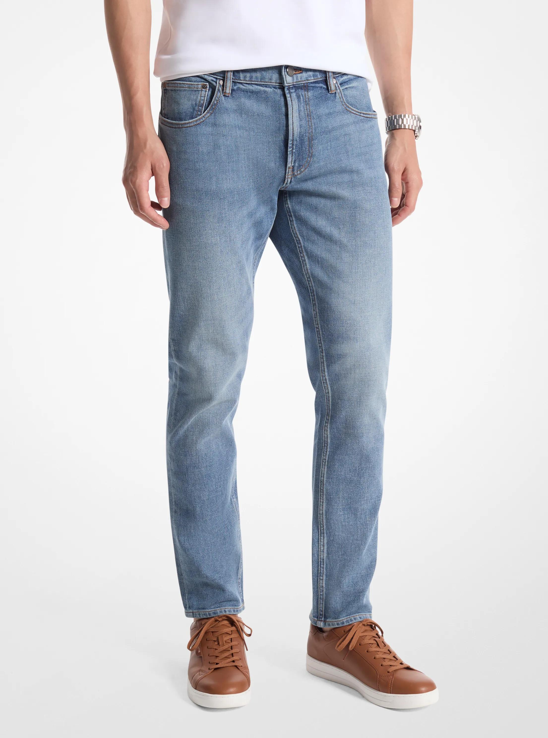 Parker Stretch Denim Jeans in MARSHALL | Michael Kors