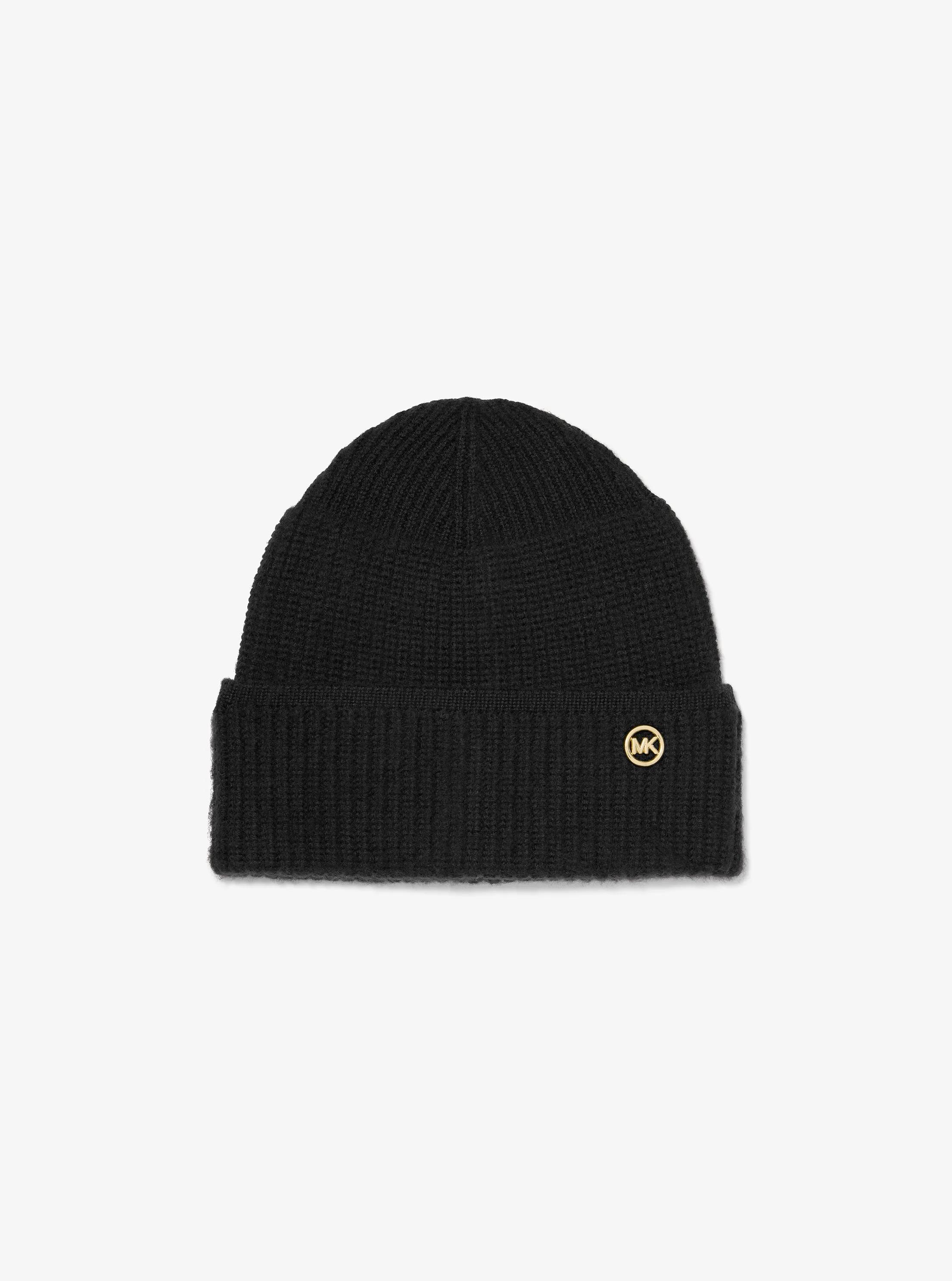 Wool Beanie Hat  in BLACK | Michael Kors