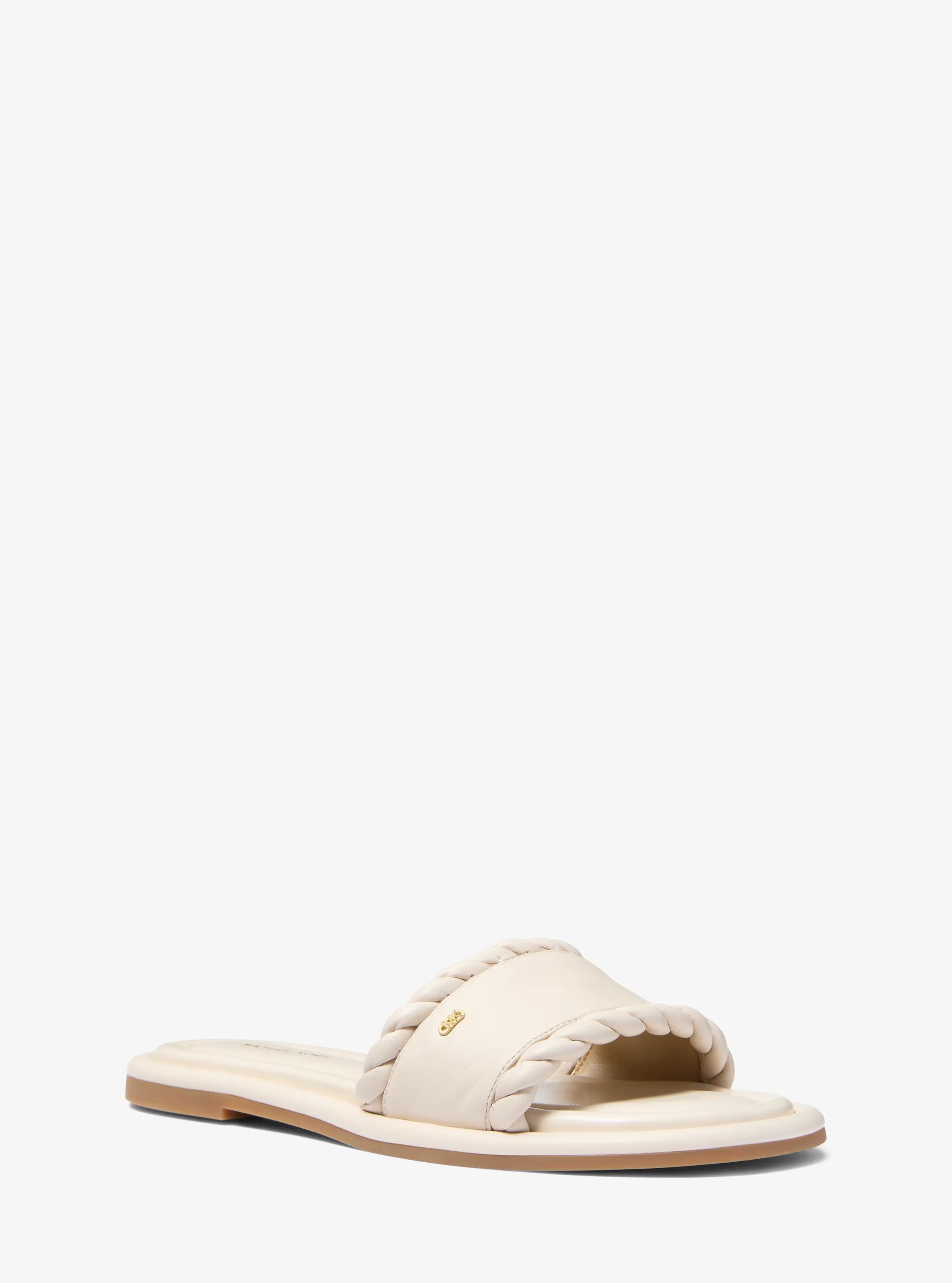 MK Mule Dana en cuir - Naturel - Michael Kors