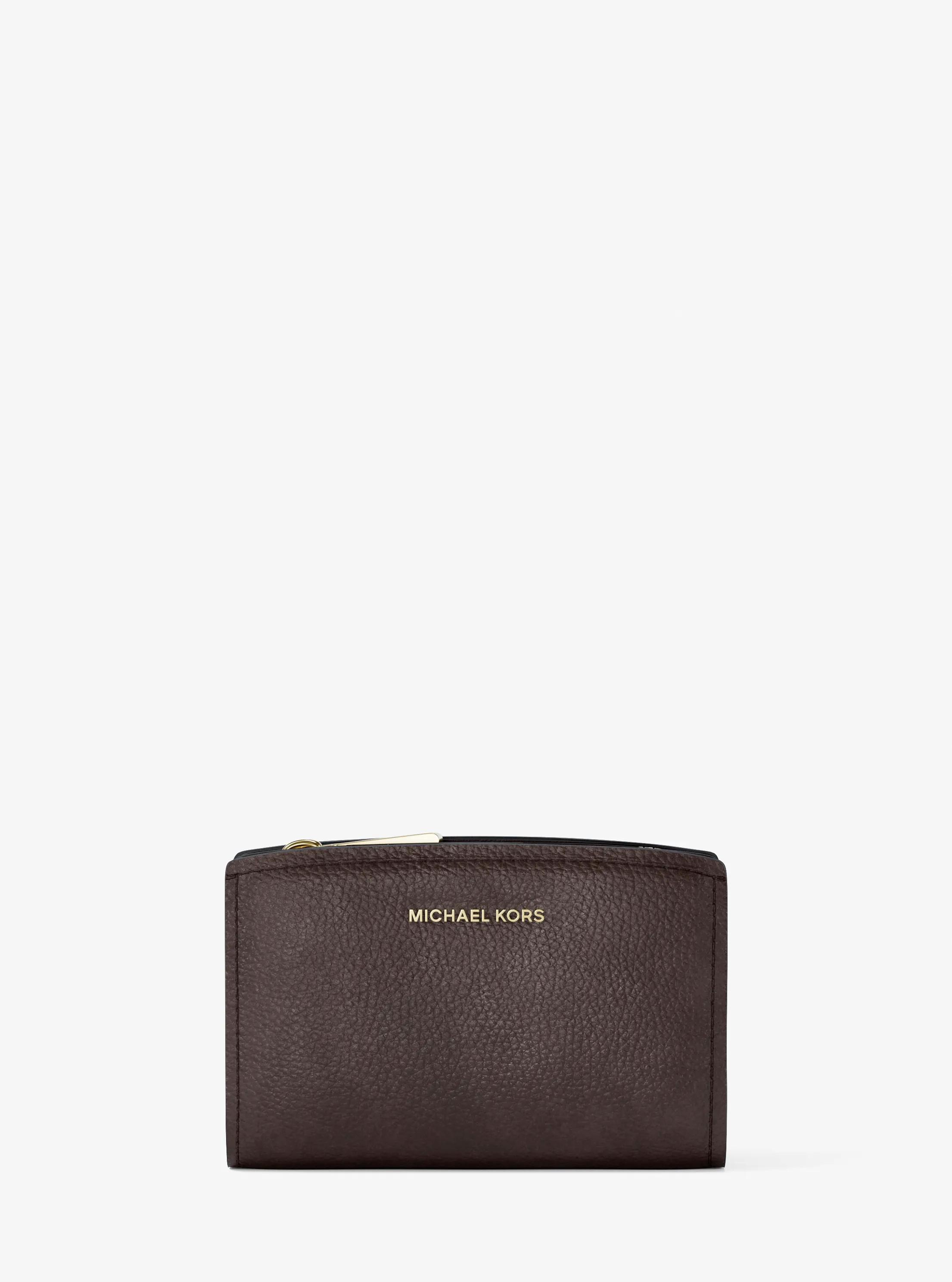 MK Portefeuille Bryant de taille moyenne en nubuck - Marron - Michael Kors