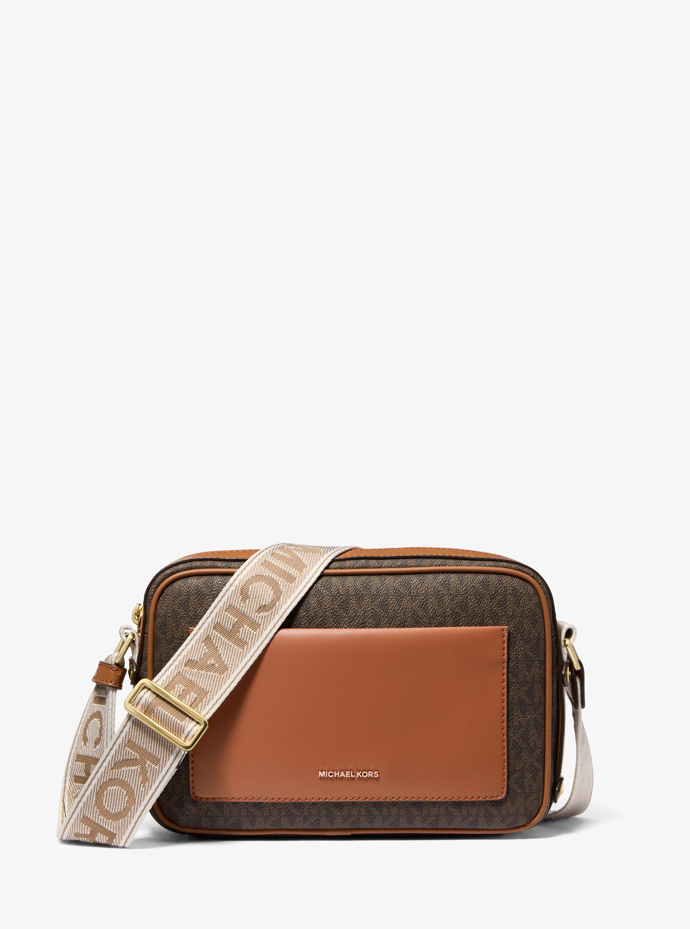 Bandolera Maeve grande con logotipo exclusivo in MARR&Oacute;N/BELLOTA | Michael Kors