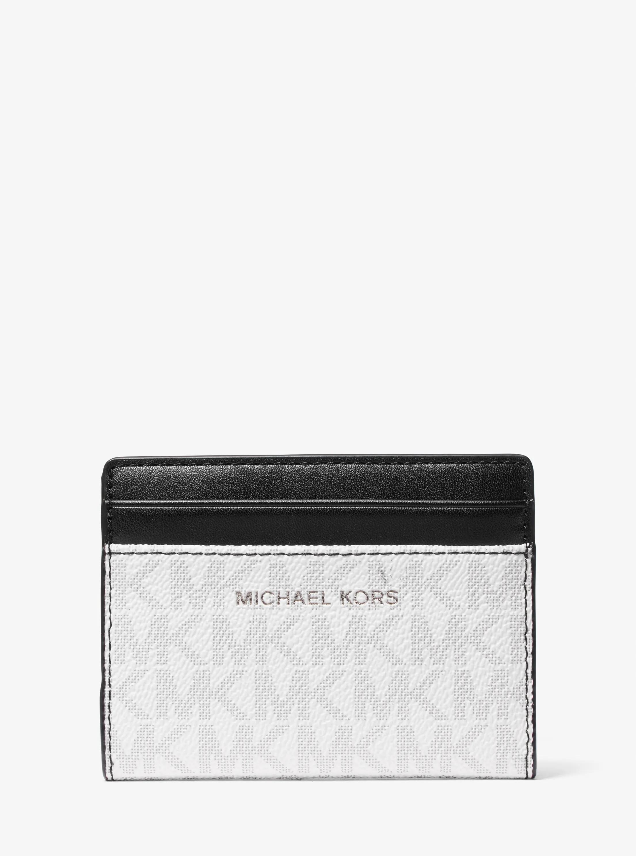 Cooper Signature Logo Bi-Fold Wallet in BRIGHT WHT | Michael Kors
