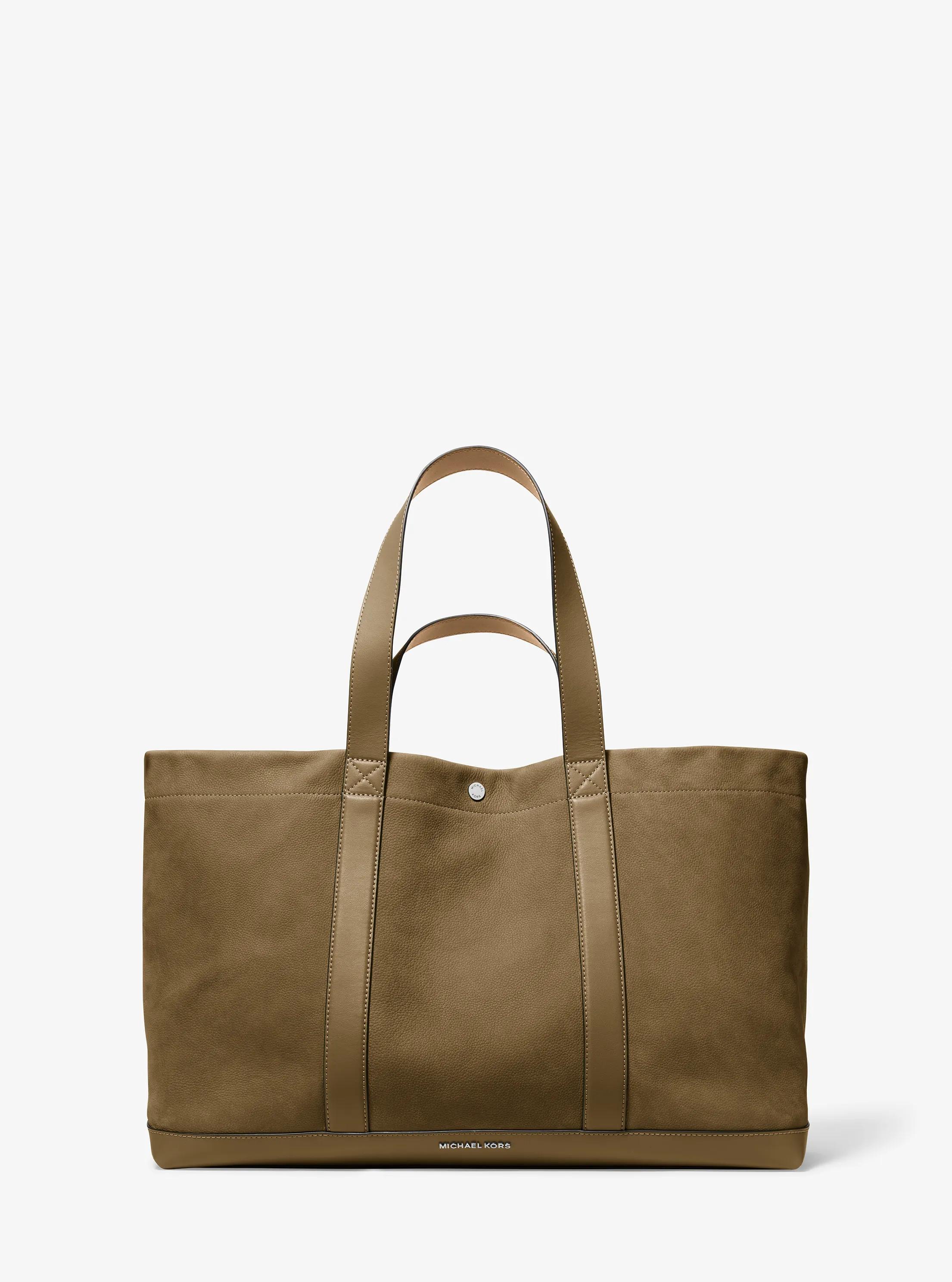 Whitley Medium Nubuck Tote Bag in LODEN | Michael Kors