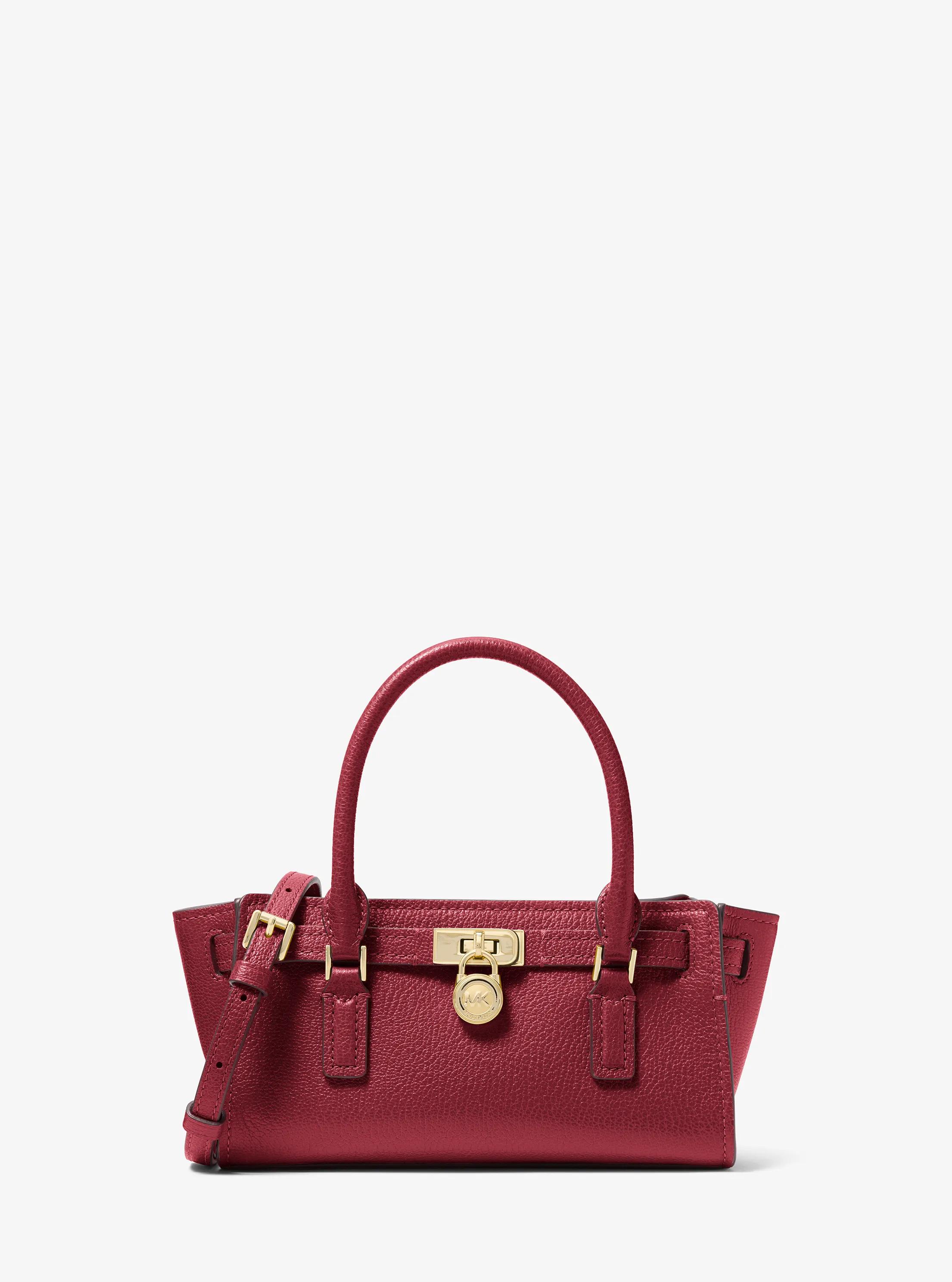MK Très petit sac à bandoulière Hamilton Moderne en cuir - Rouge - Michael Kors