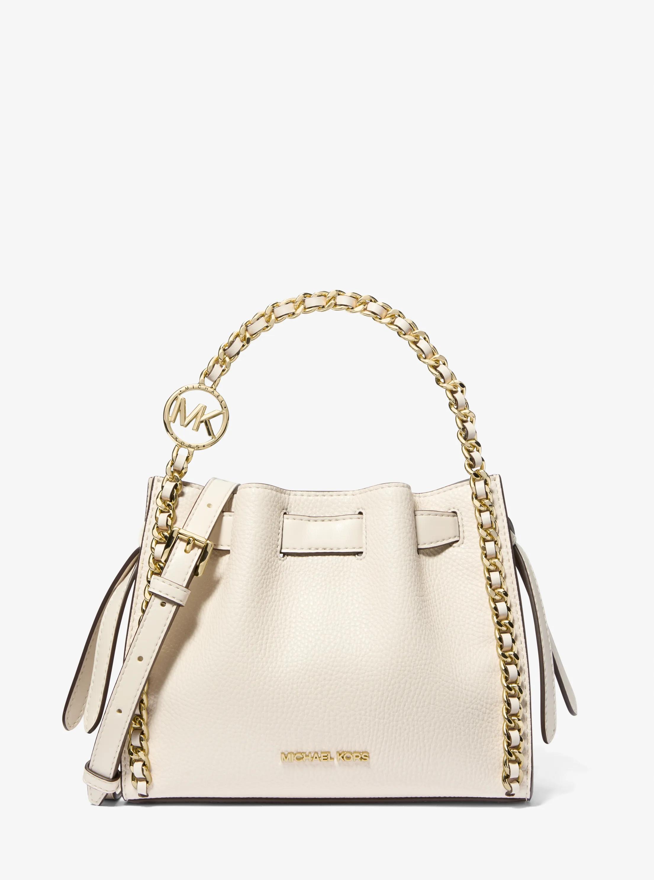 Bolsa cruzada Mina peque&ntilde;a con cadena in CREMA CLARO | Michael Kors