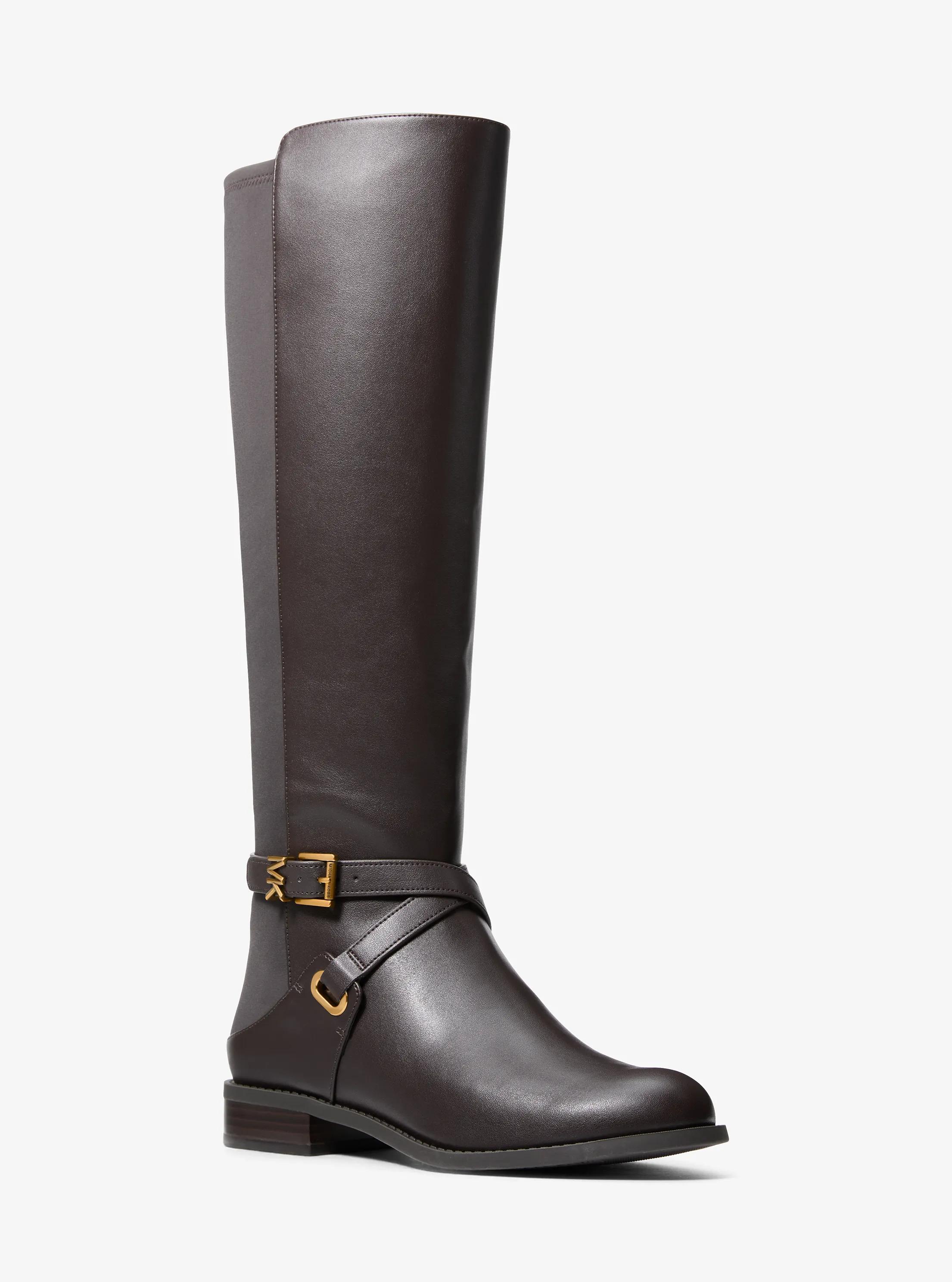 Rachel Smooth and Scuba Boot in CHOCOLATE | Michael Kors