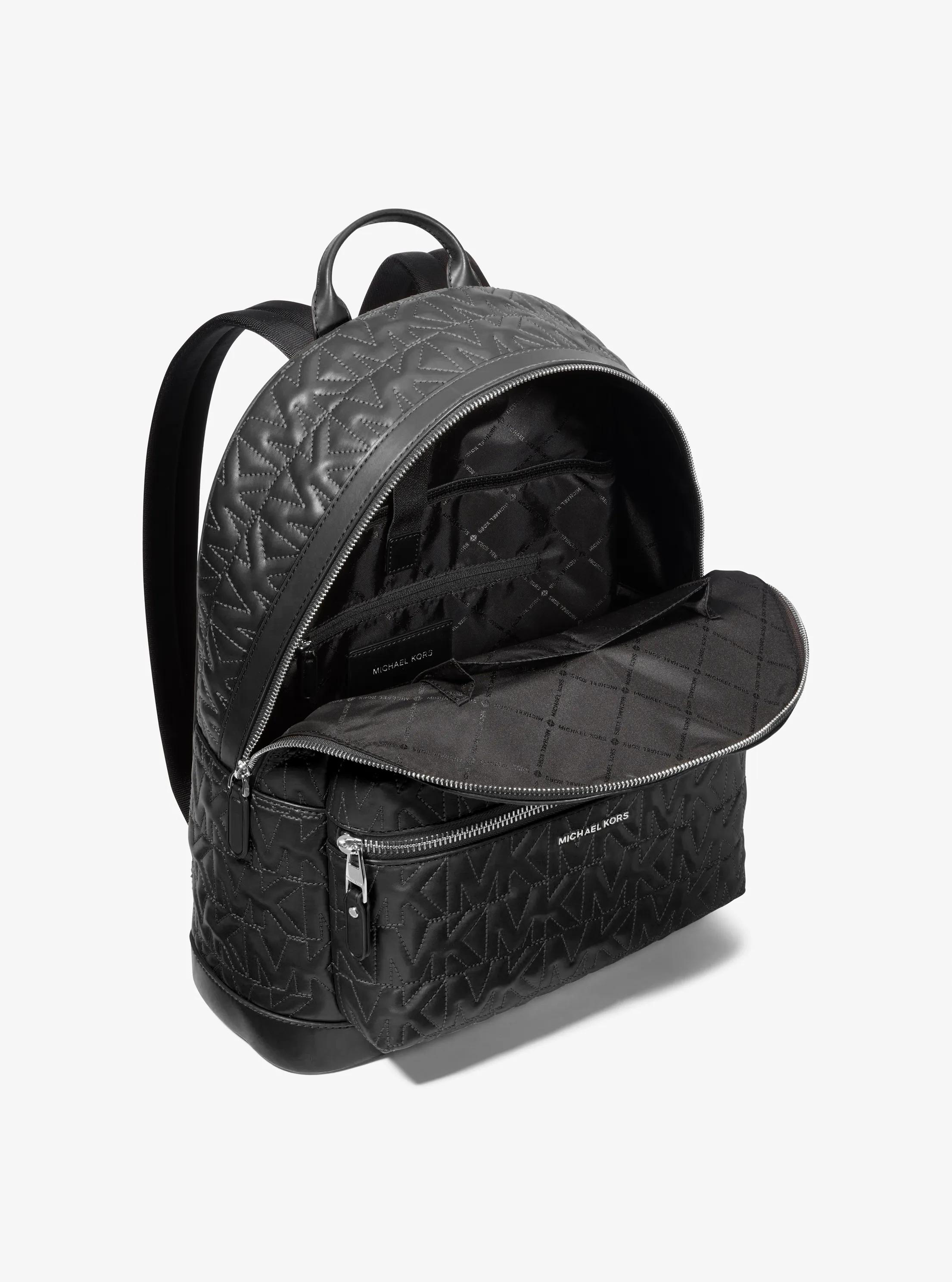 Hudson Medium Logo Embossed Dome Backpack