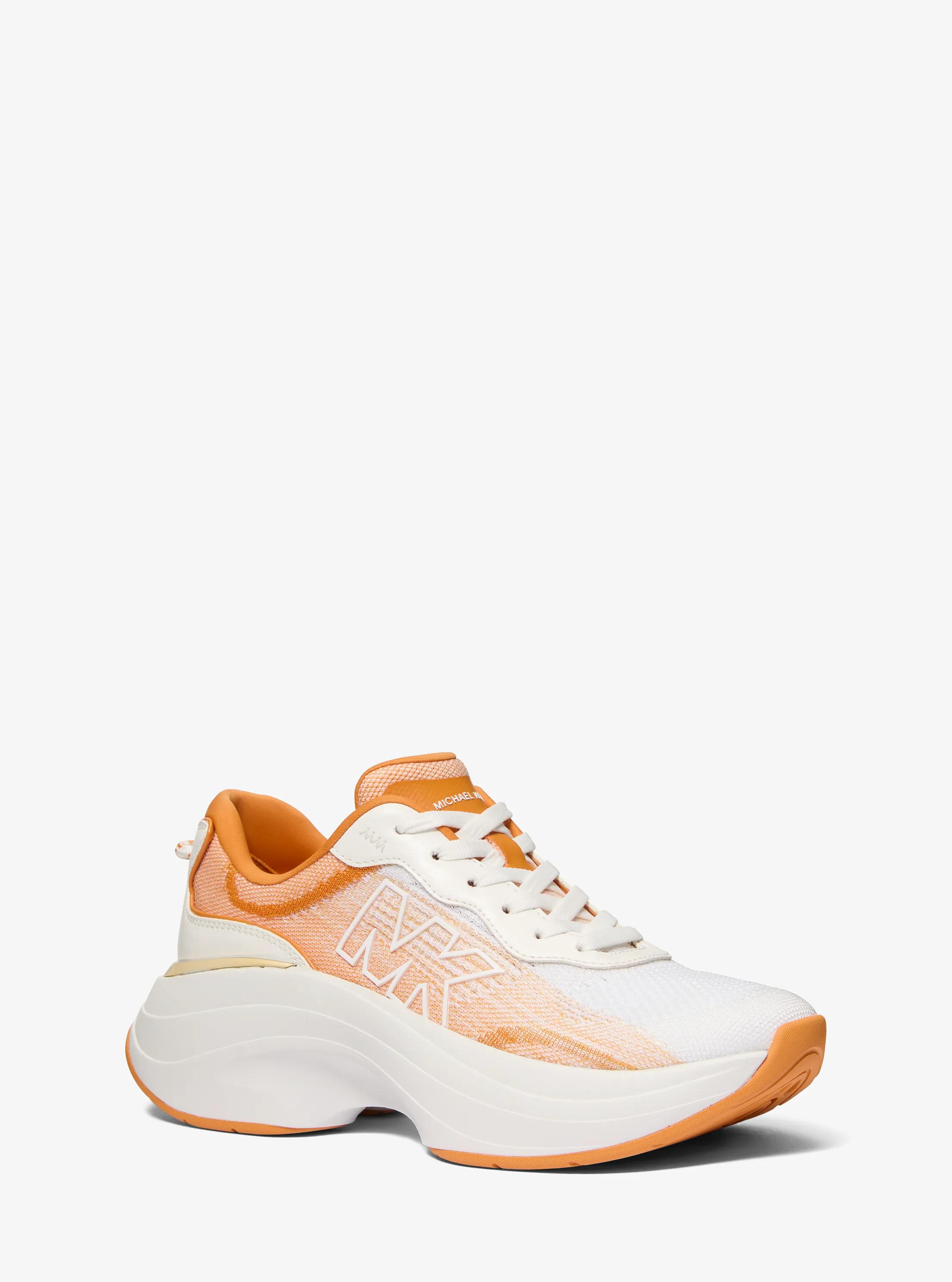 Athena Ombr&eacute; Stretch Knit Trainer in RADIANT ORANGE | Michael Kors