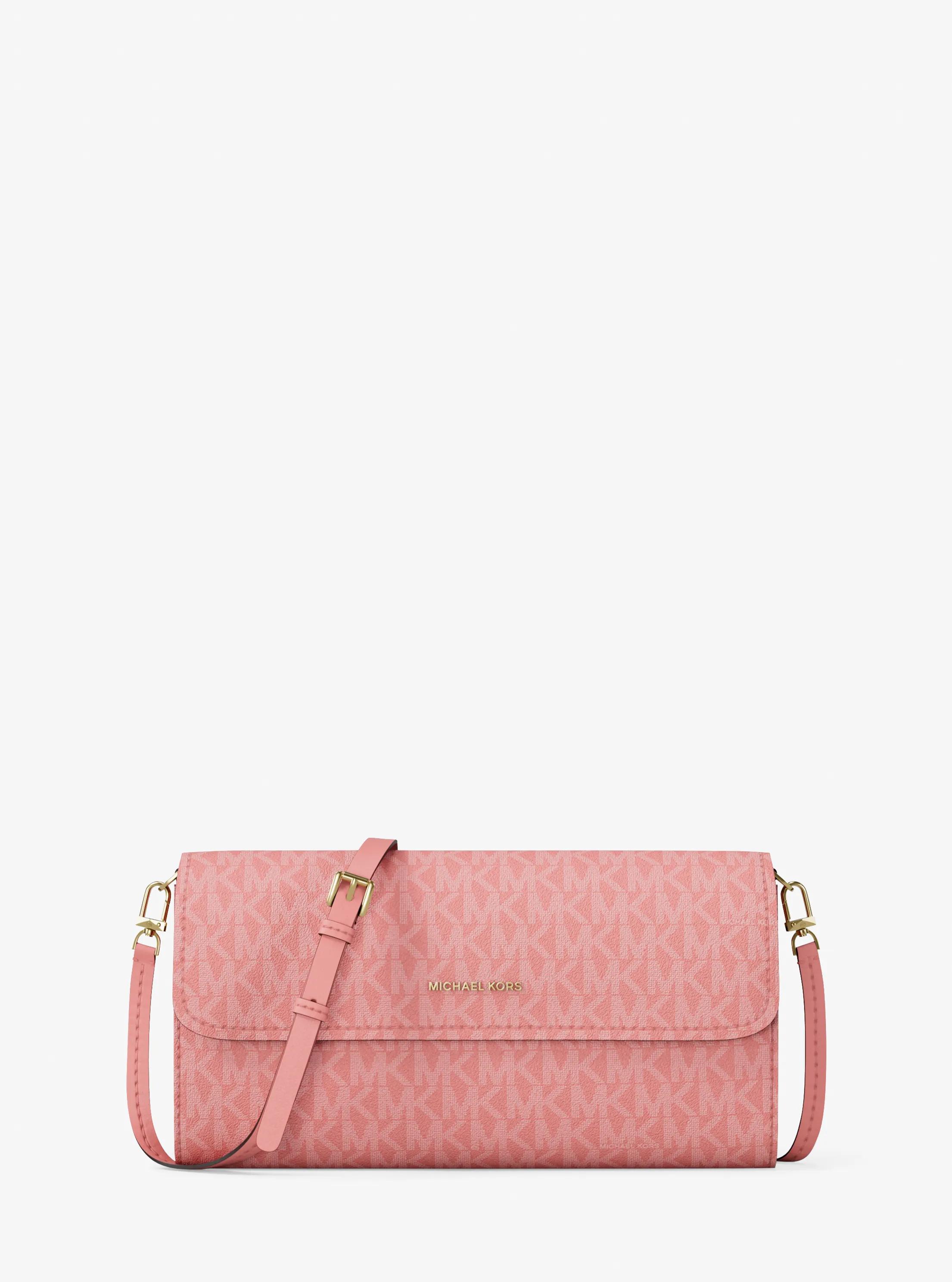 Jet Set Small Signature Logo Convertible Crossbody Bag in PRIMROSE | Michael Kors