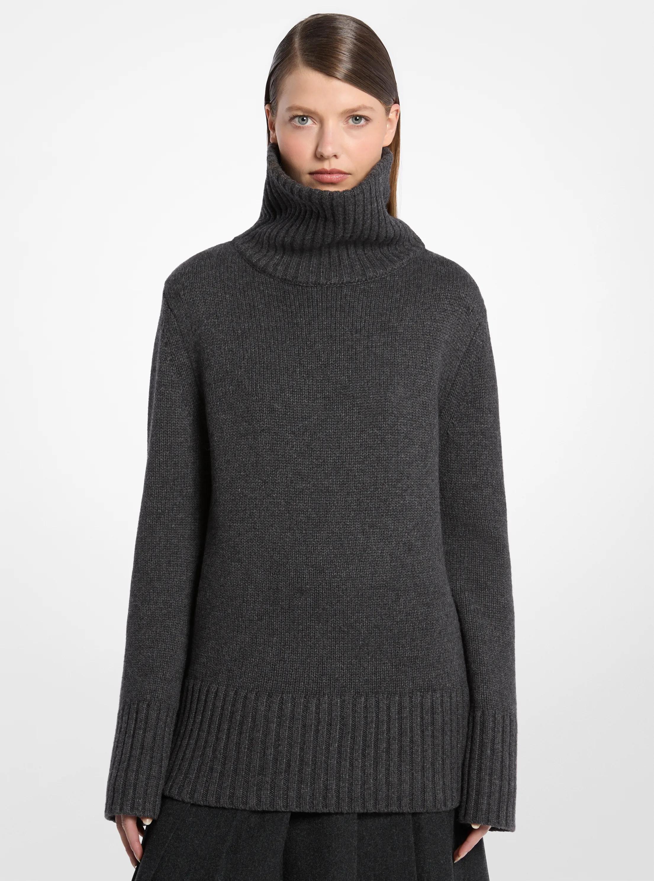Cashmere Turtleneck Sweater in CHARCOAL | Michael Kors