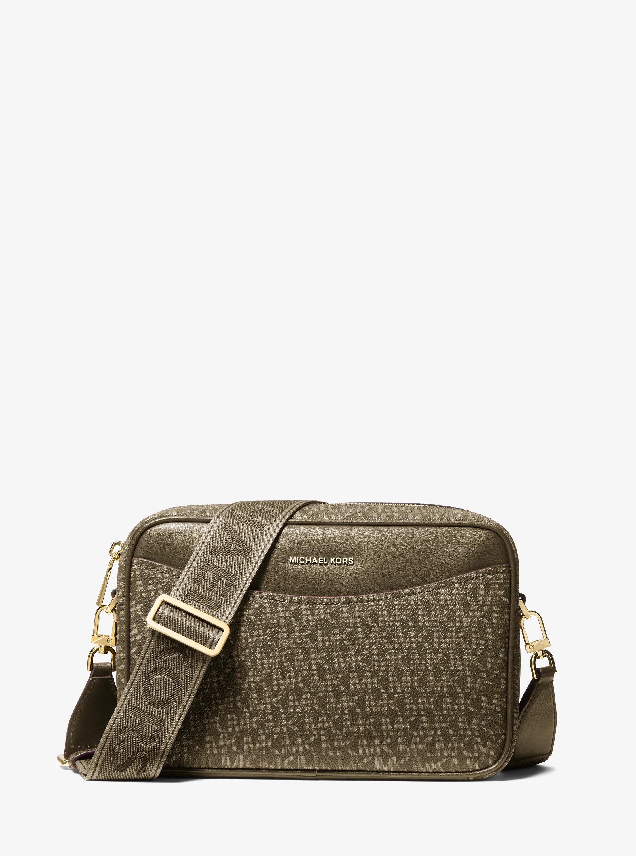 MK Grand sac à bandoulière Bev à logo Signature - Vert - Michael Kors
