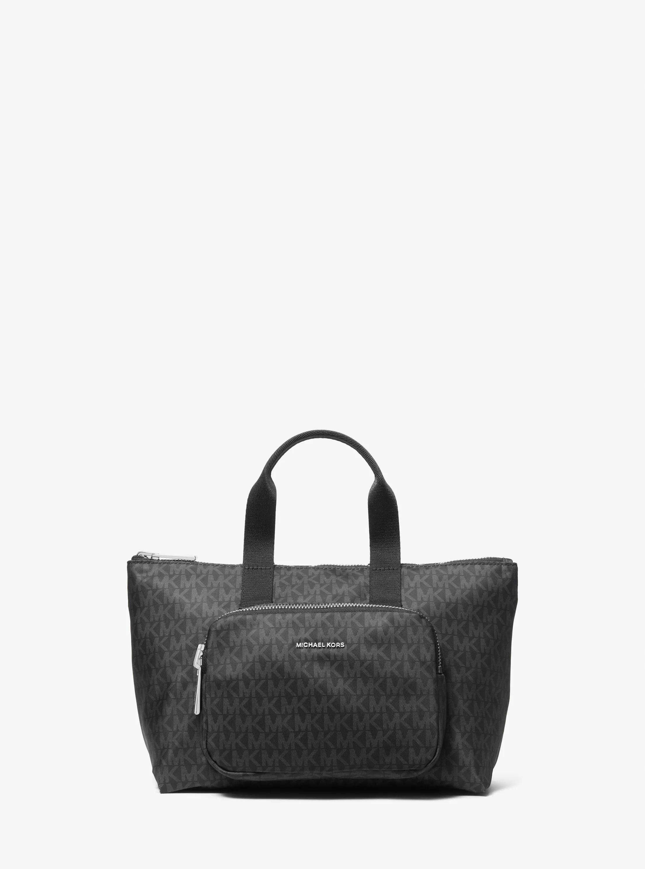 Bolso tote Tanner peque&ntilde;o, plegable y reversible con estampado de logotipos
