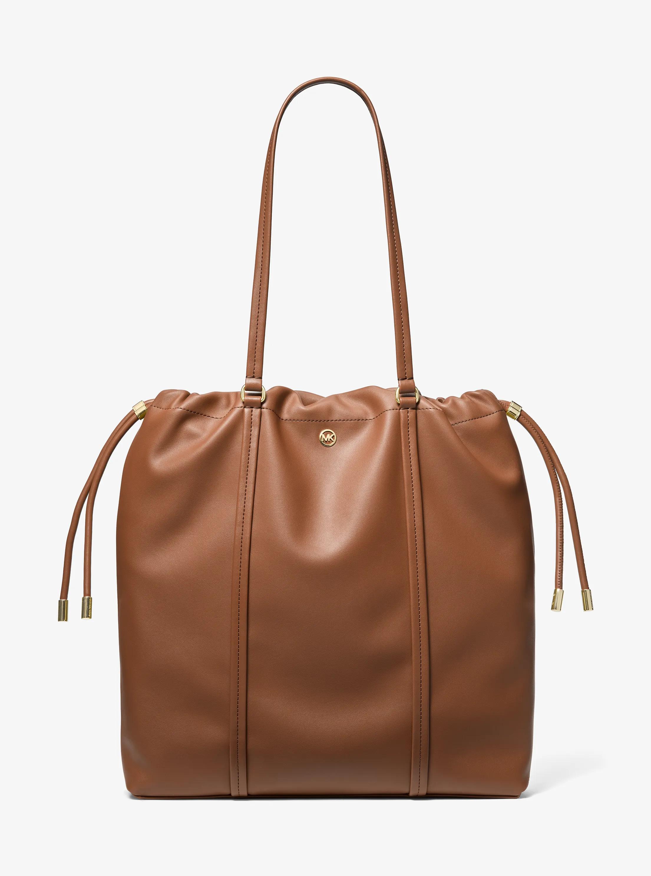 Matilda Large Cinch Tote Bag in LUGGAGE | Michael Kors