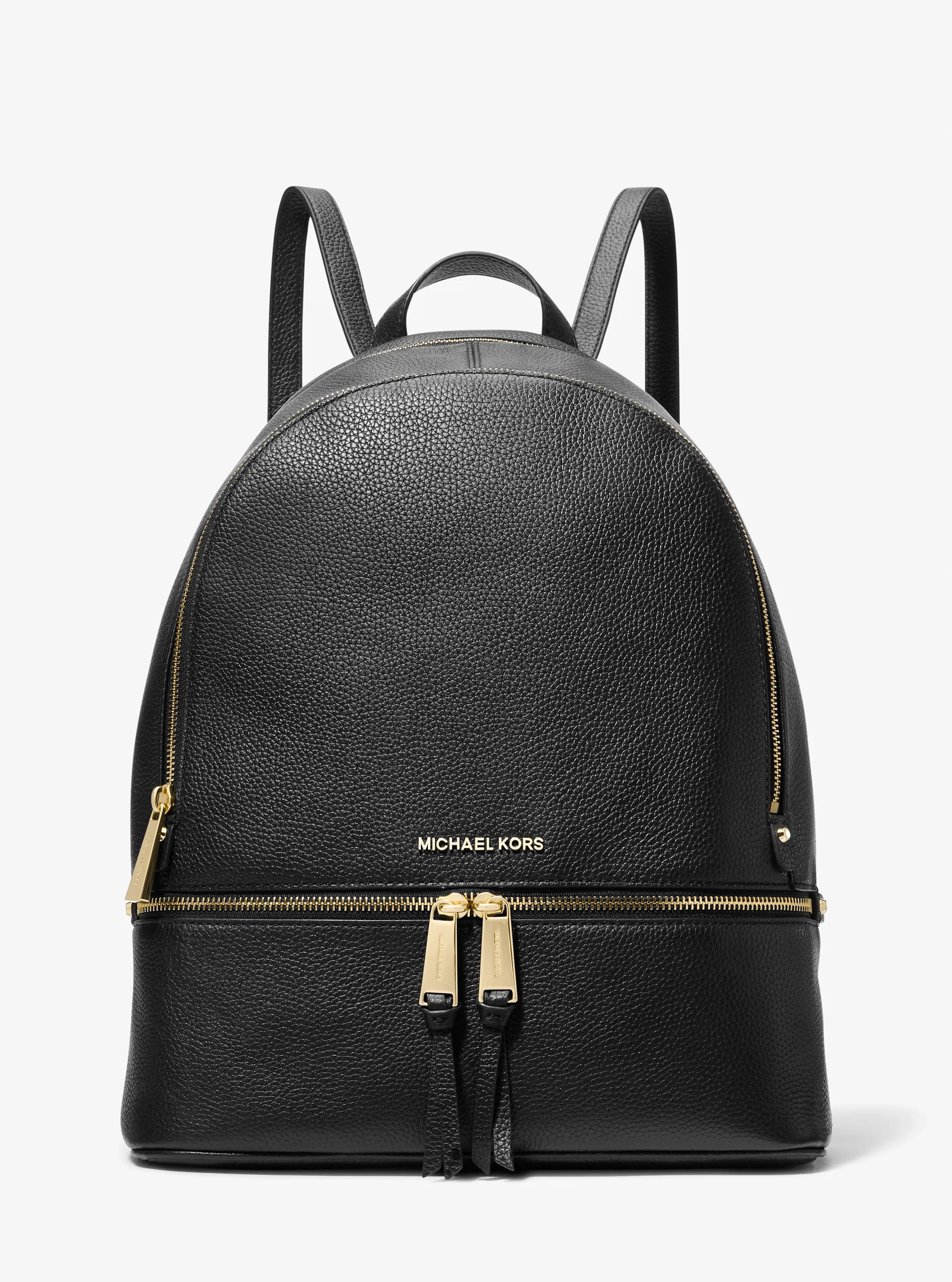Rhea Large Leather Backpack