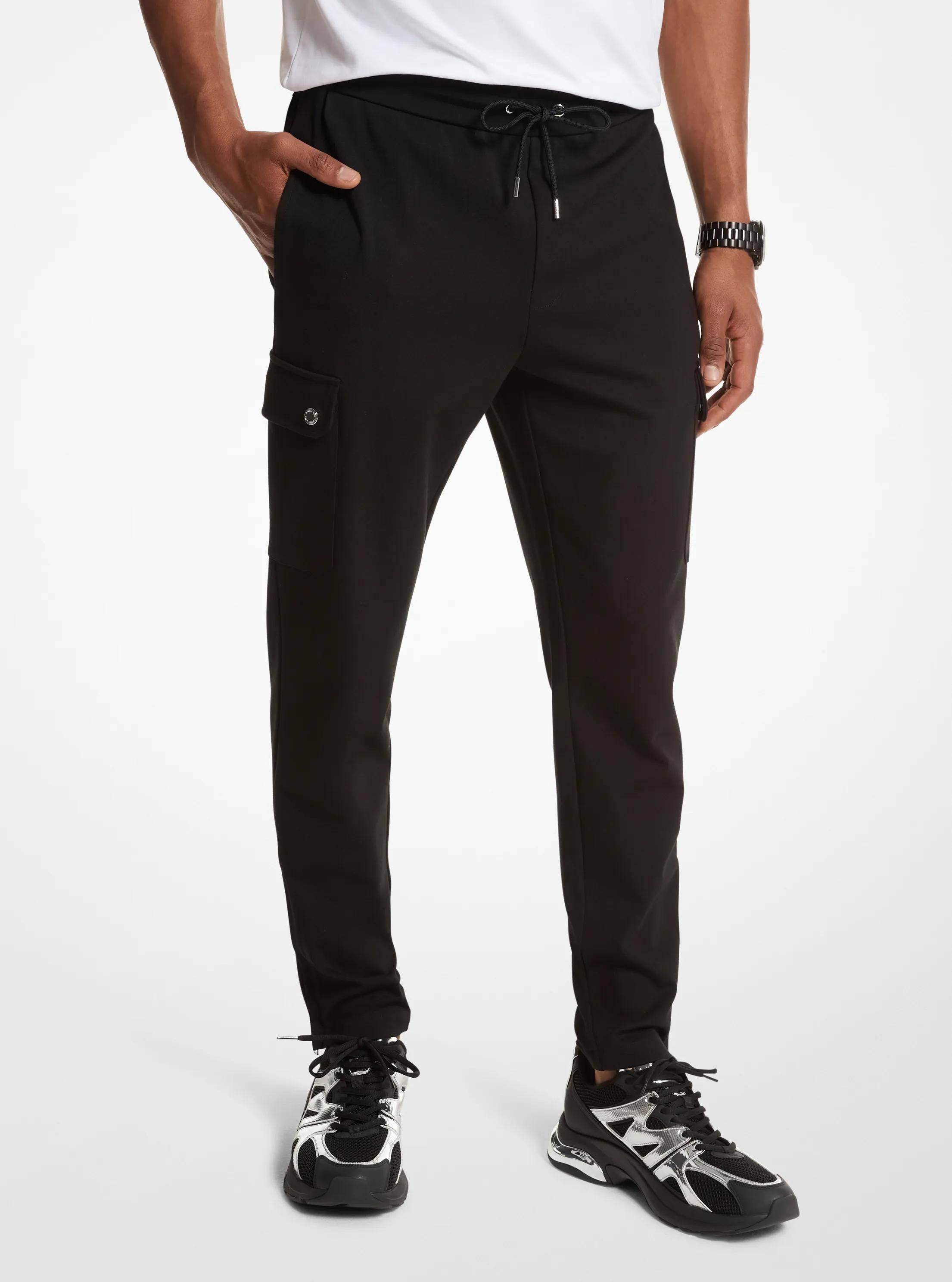 Ponte Track Pants in BLACK | Michael Kors