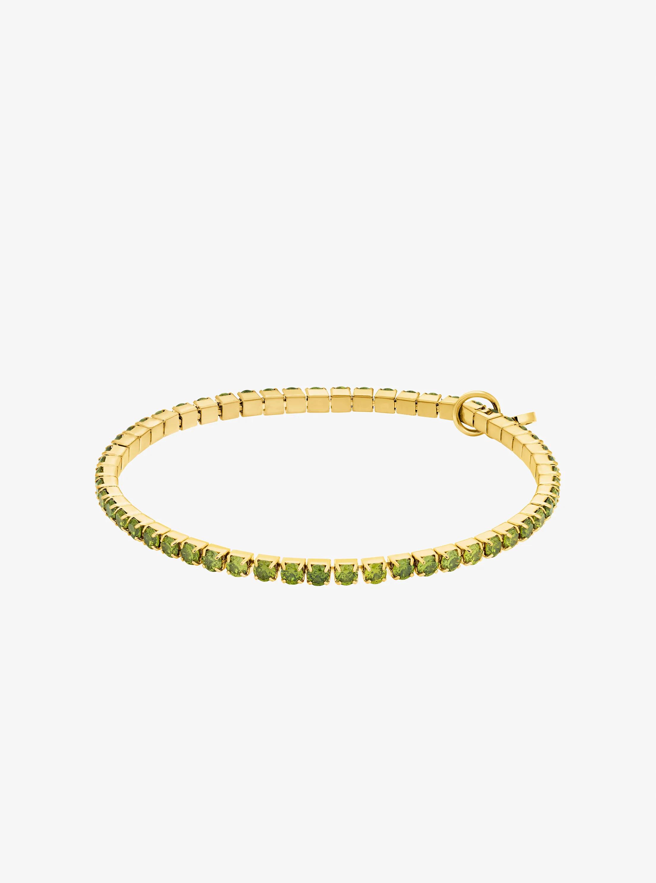 MK Bracelet Tennis extensible - Vert - Michael Kors