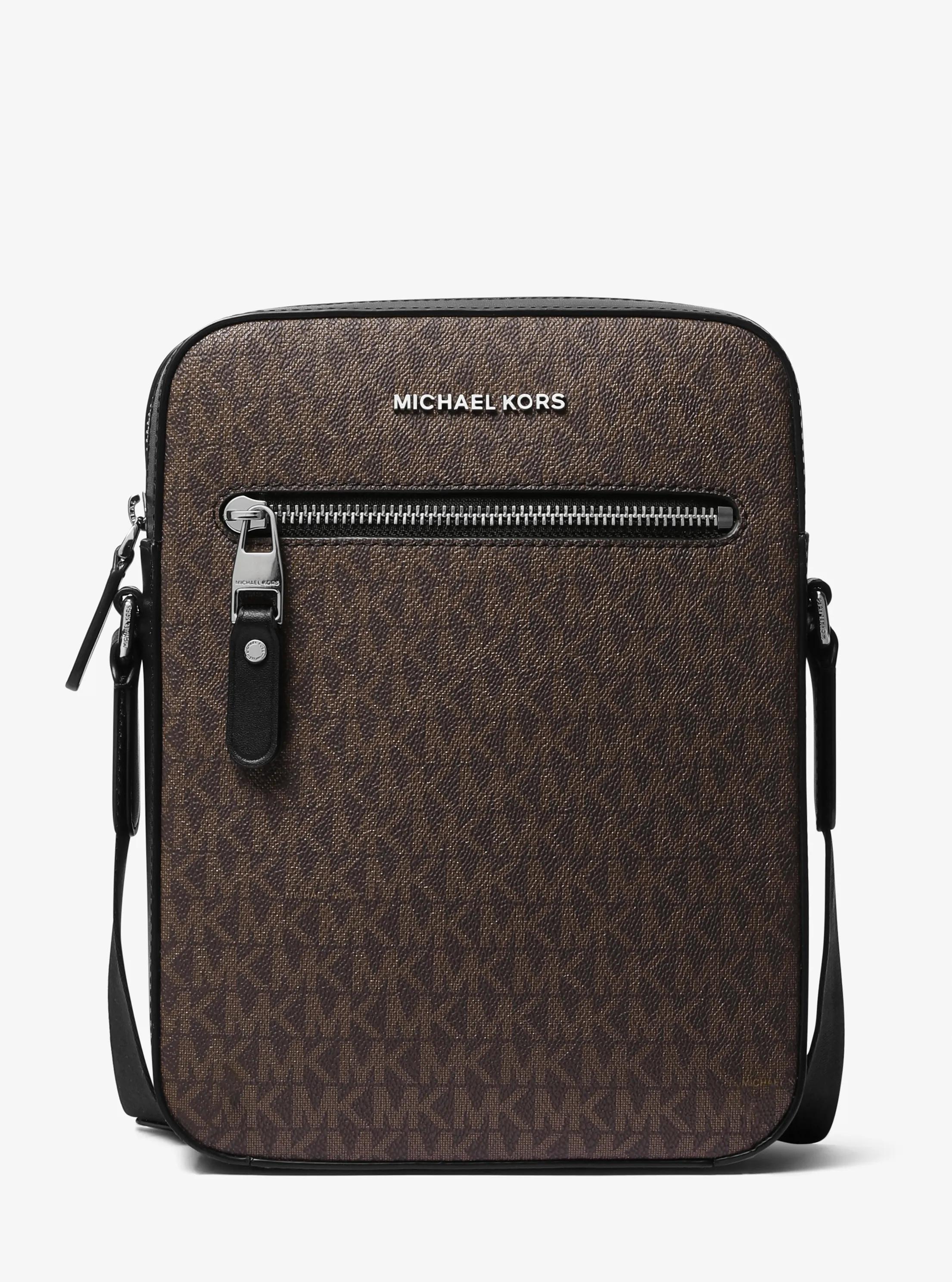 Bagage cabine Varick &agrave; logo in MARRON/NOIR | Michael Kors