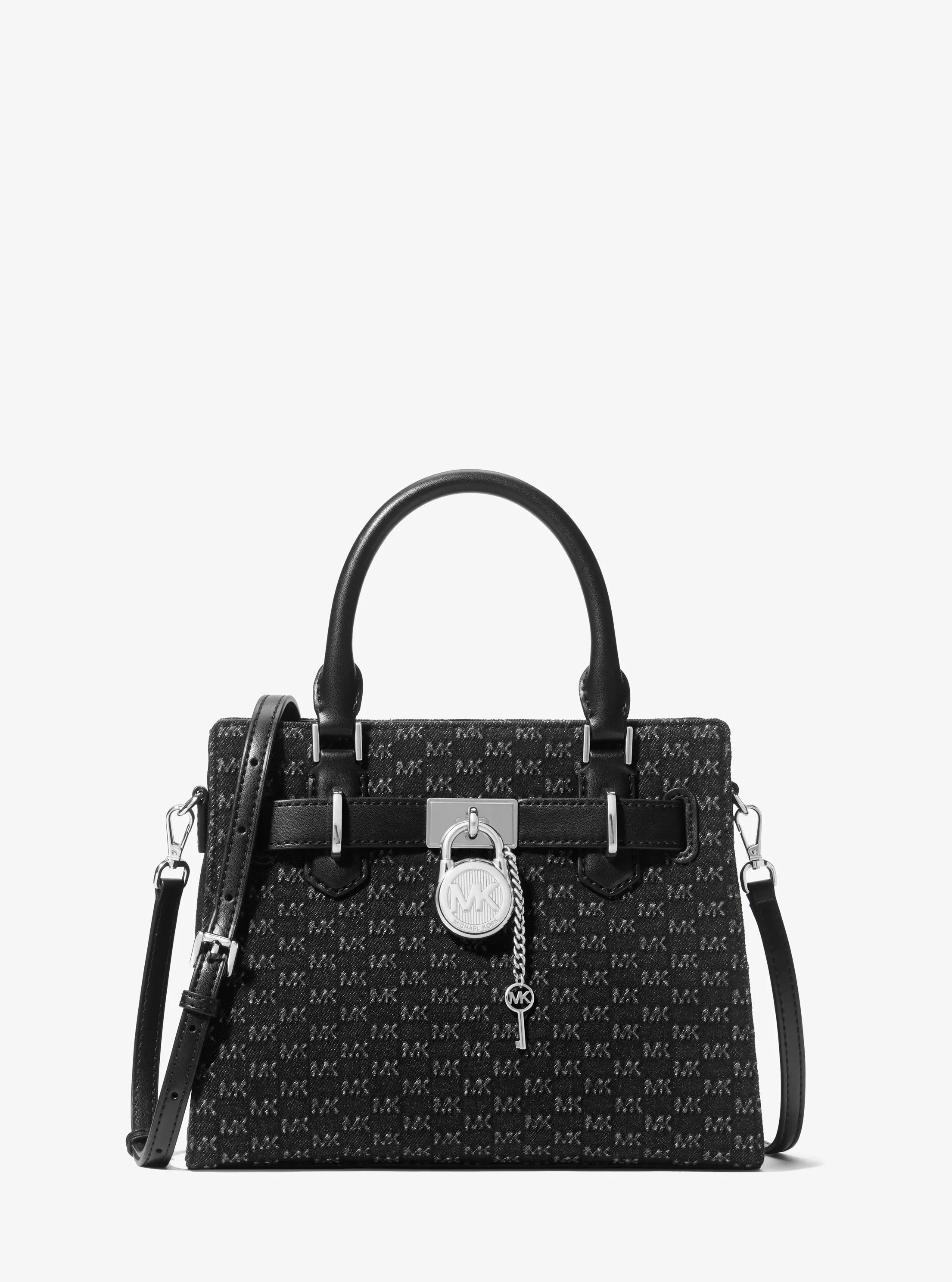 Hamilton Small Logo Embossed Washed Denim Satchel | Michael Kors [US]