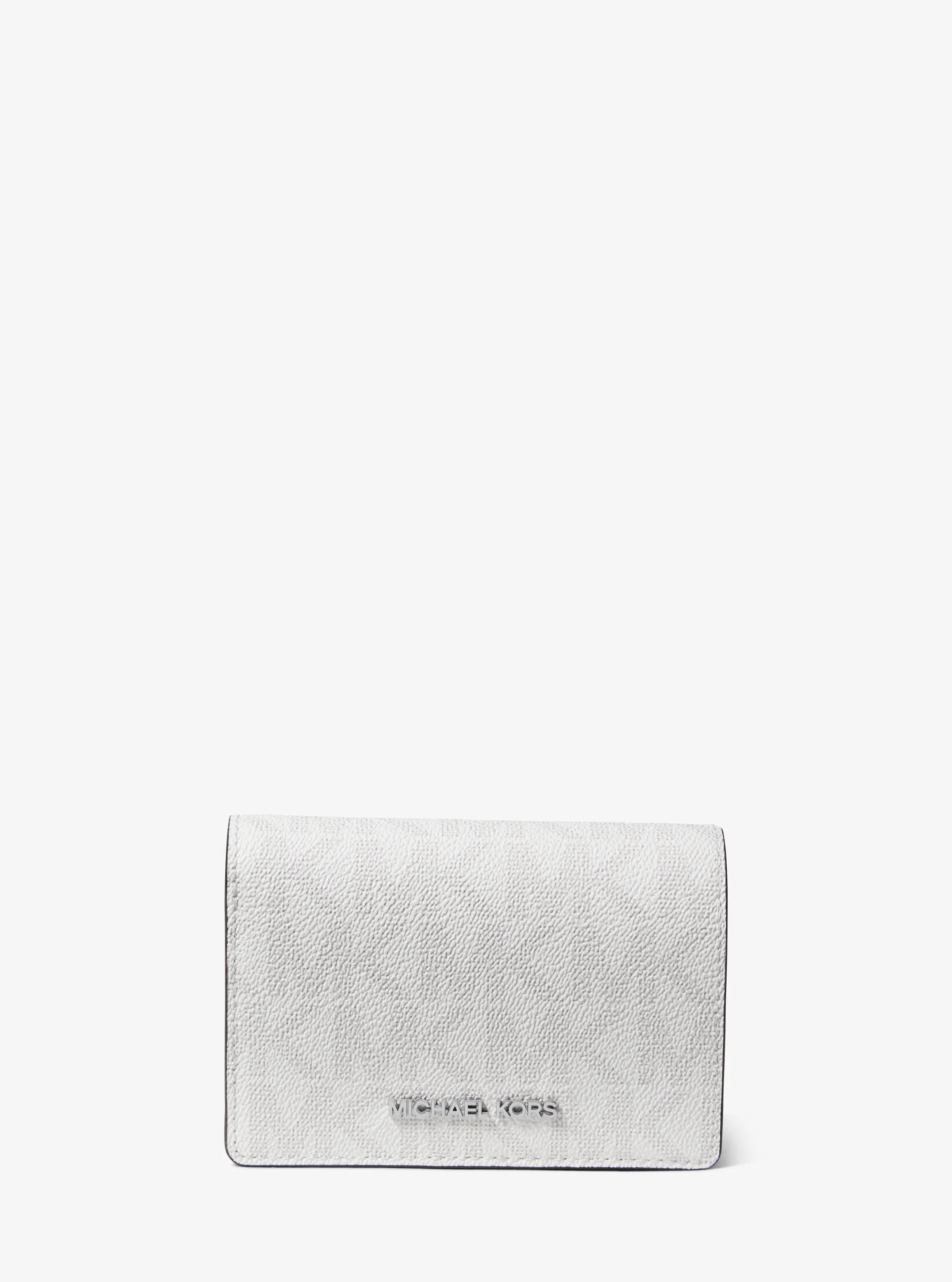Jet Set Medium Signature Logo Wallet in OPT/ALLUM | Michael Kors