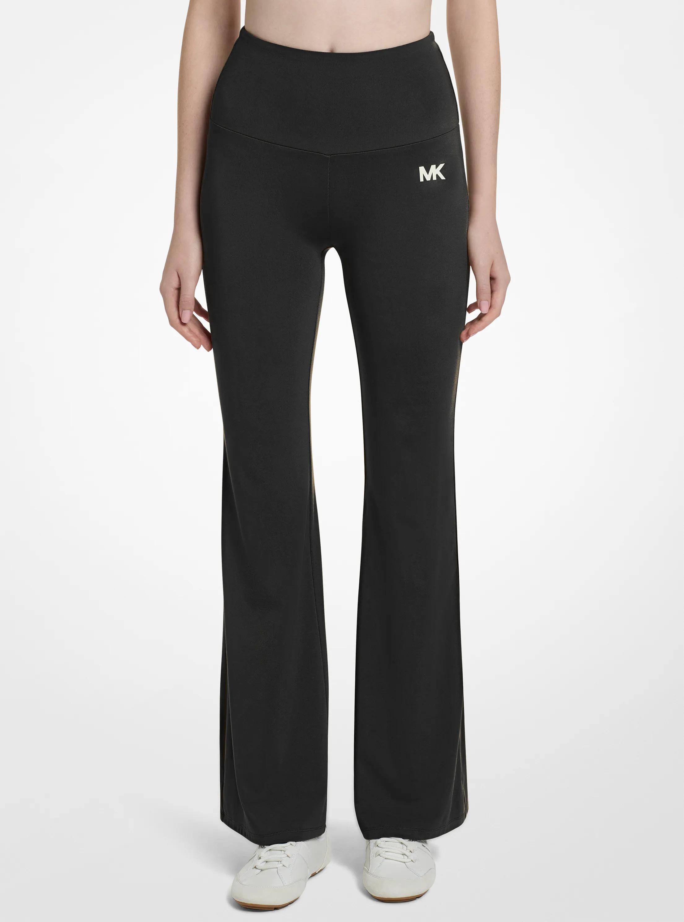Legging en tricot extensible avec bande &agrave; logo in NOIR | Michael Kors