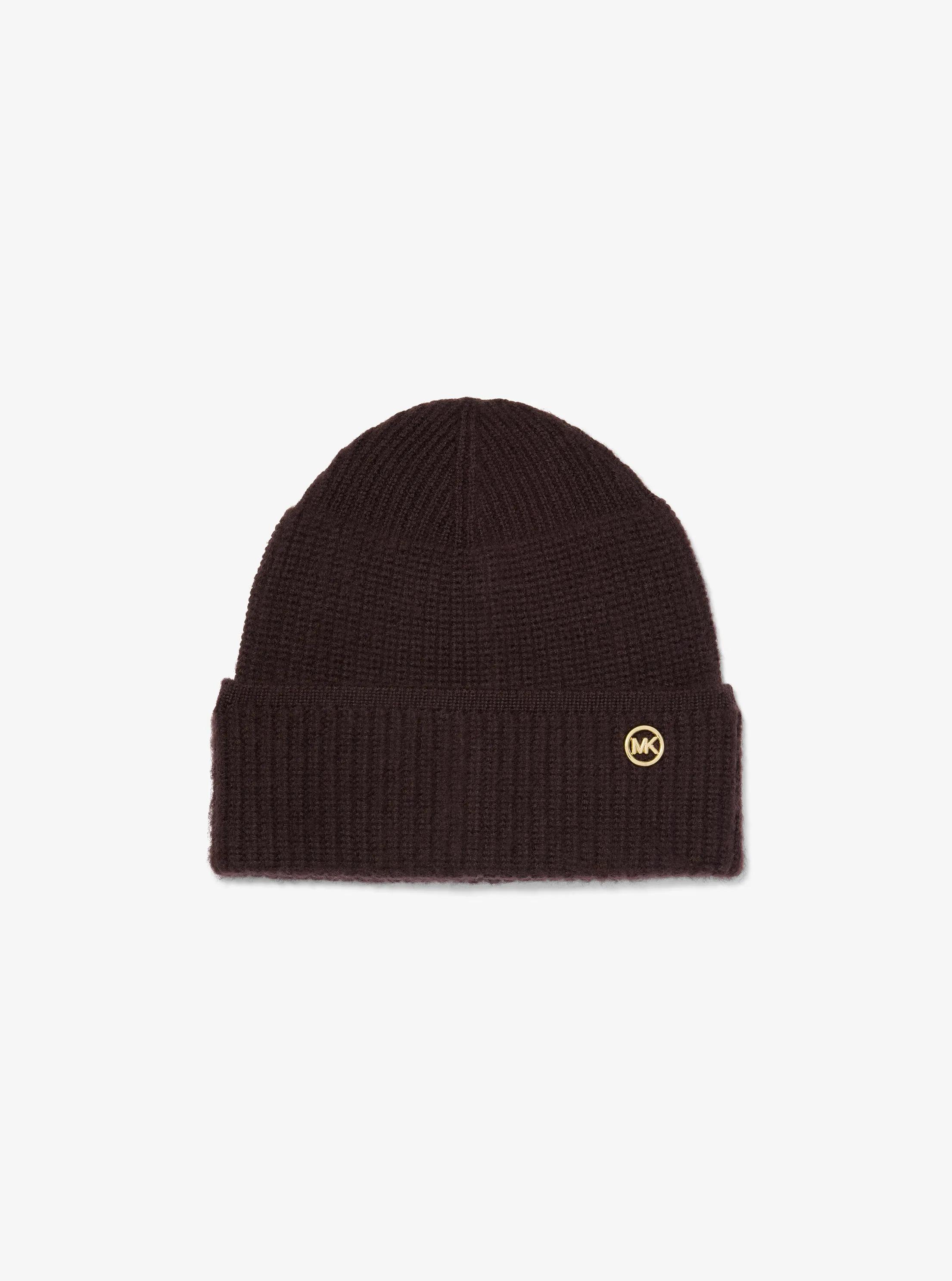 Wool Beanie Hat  in CHOCOLATE | Michael Kors