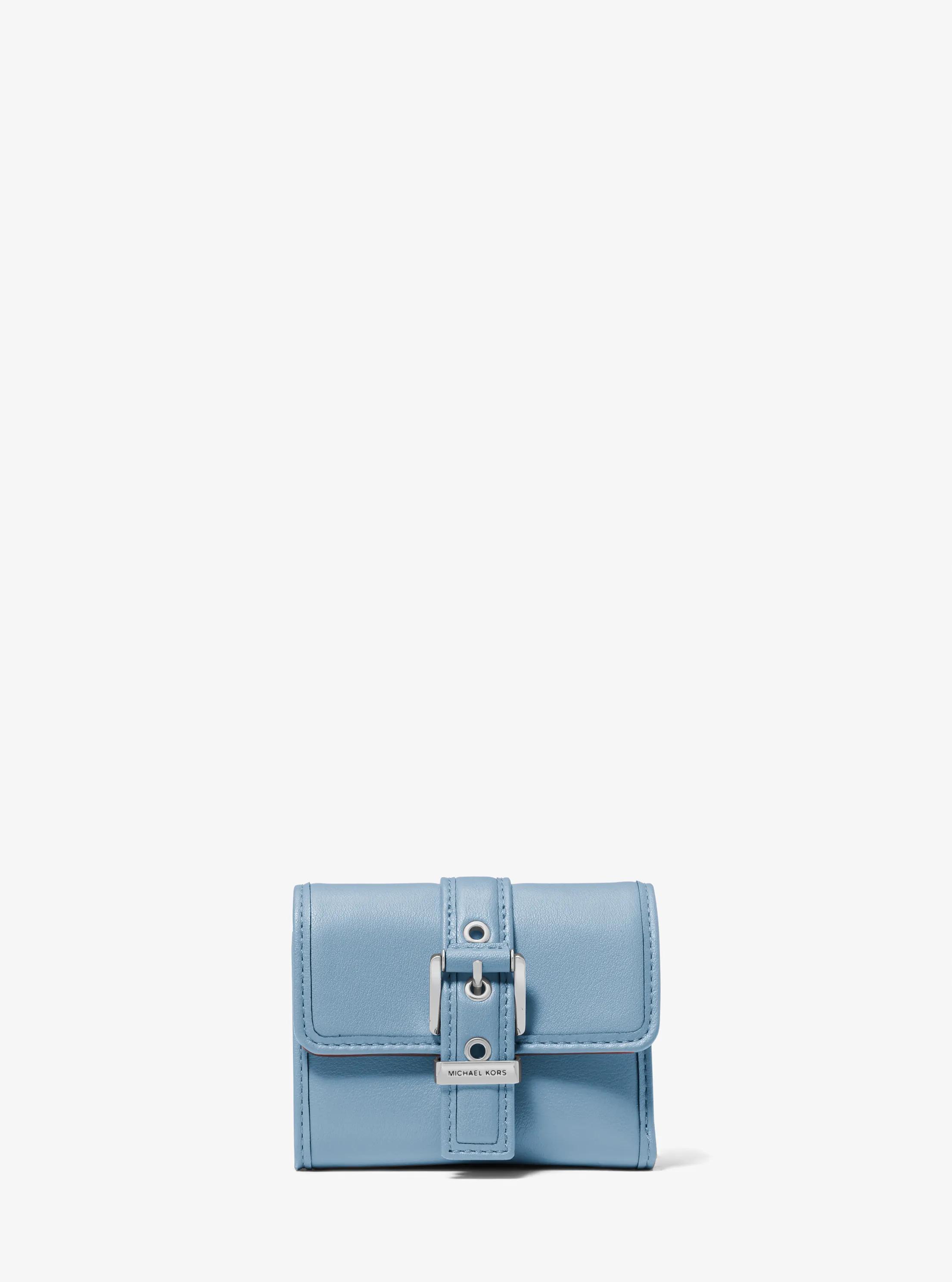 Cartera Colby peque&ntilde;a de piel con tres pliegues in CHAMBRAY | Michael Kors