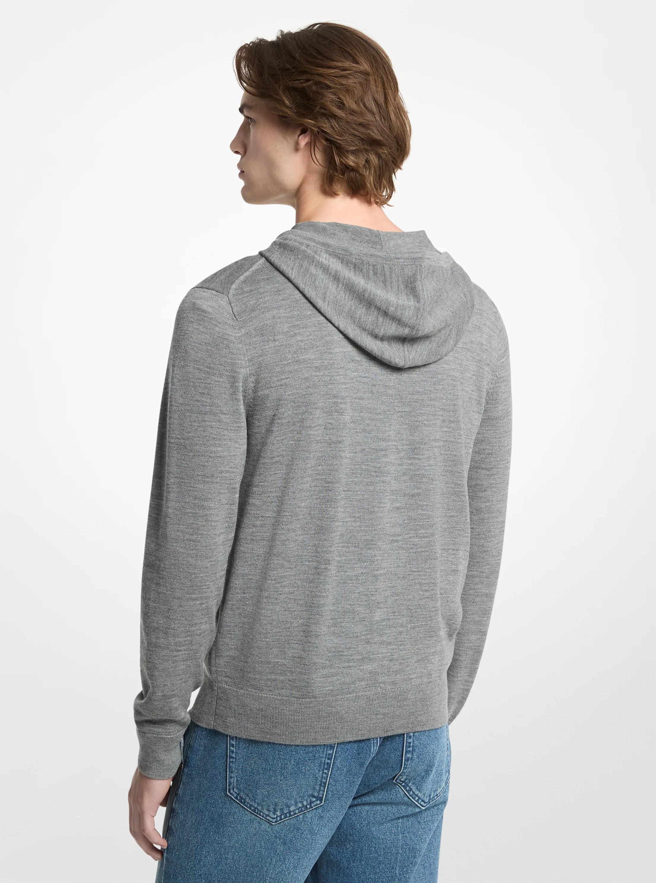 Michael Kors Collection Wool Zip-Up Hoodie | Thumbnail 2