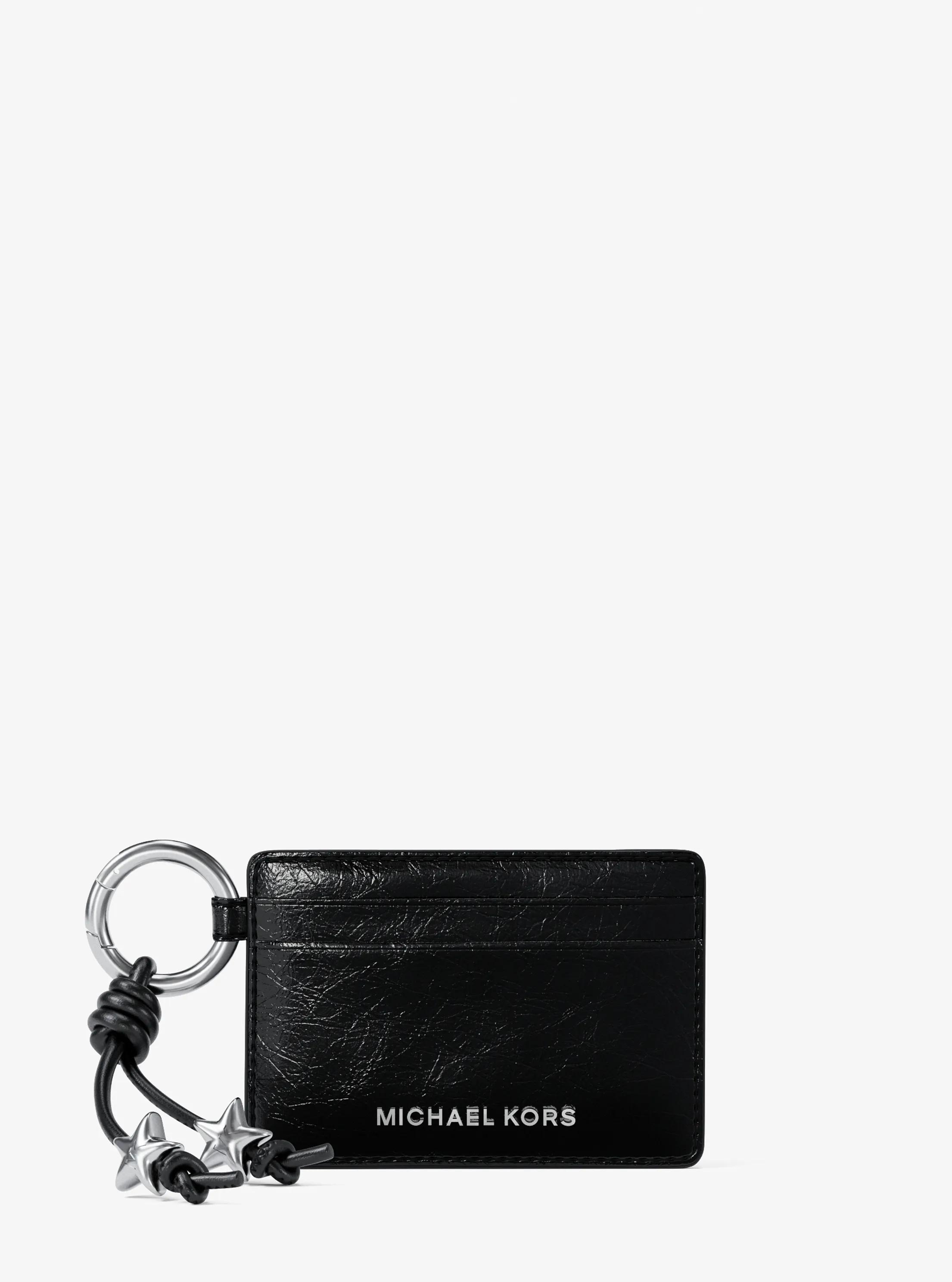 Jet Set Small Card Case Wristlet in BLACK | Michael Kors