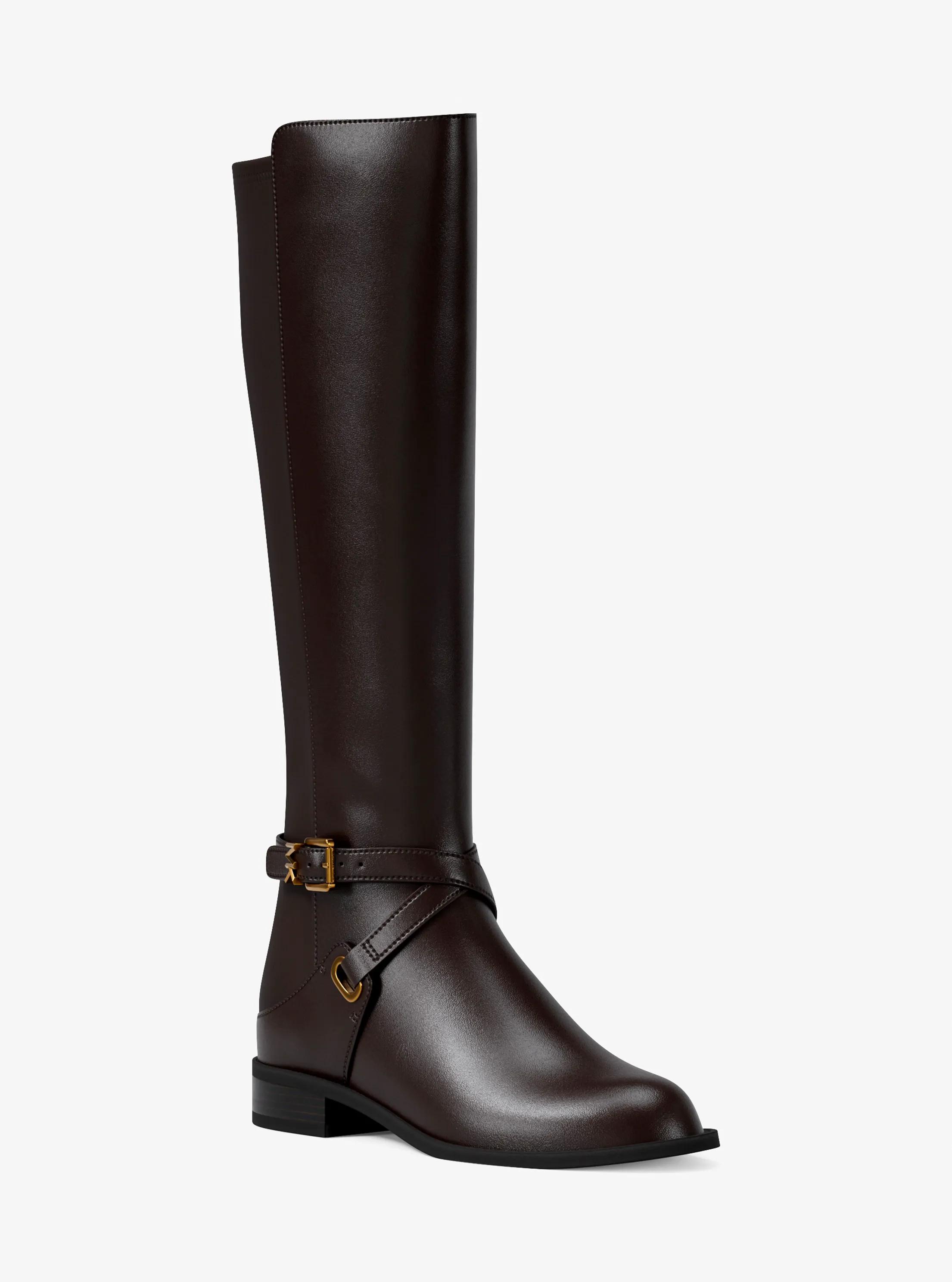 Rachel Leather Boot in CHOCOLATE | Michael Kors