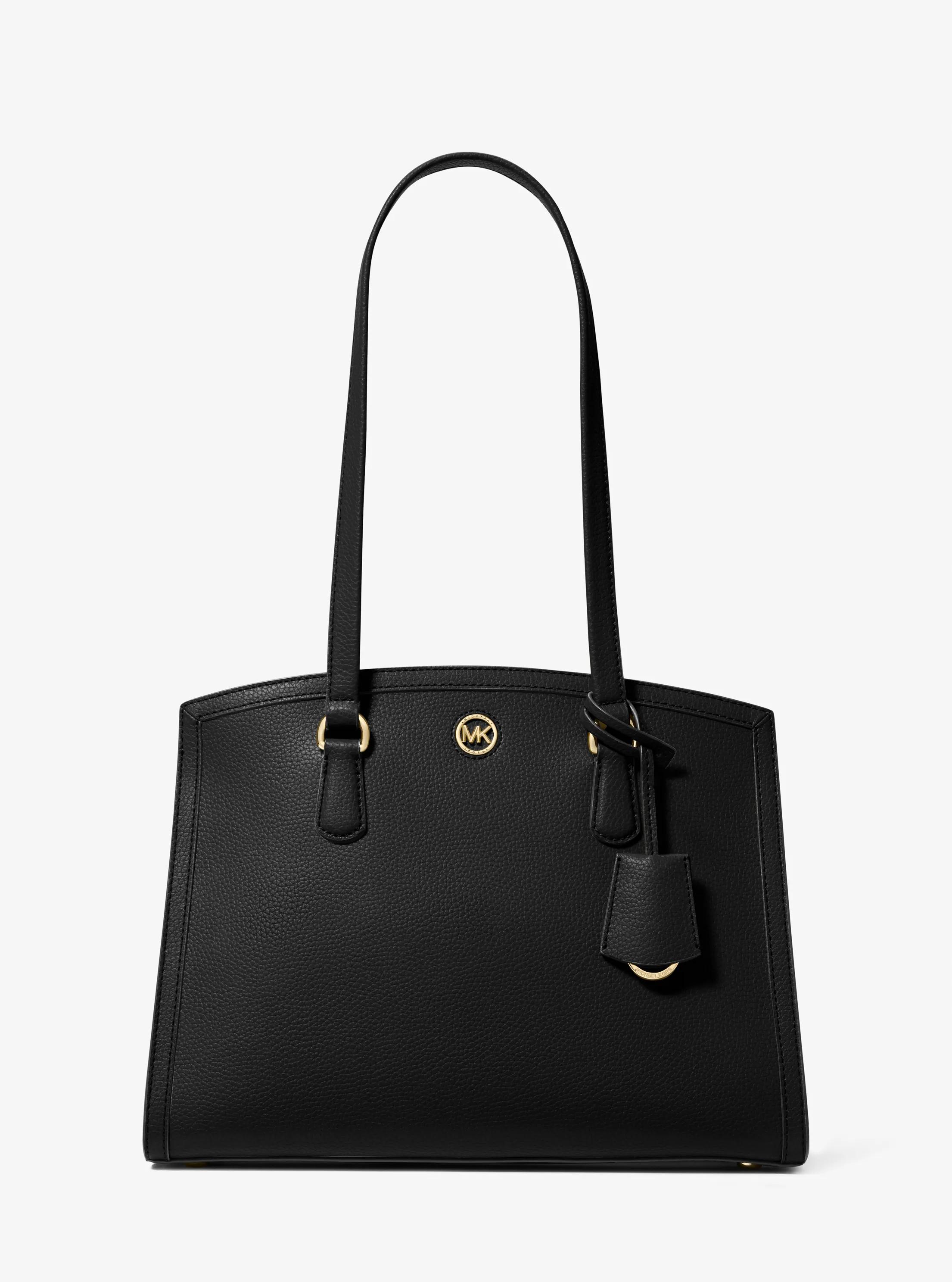 Chantal Medium Pebbled Leather Tote Bag