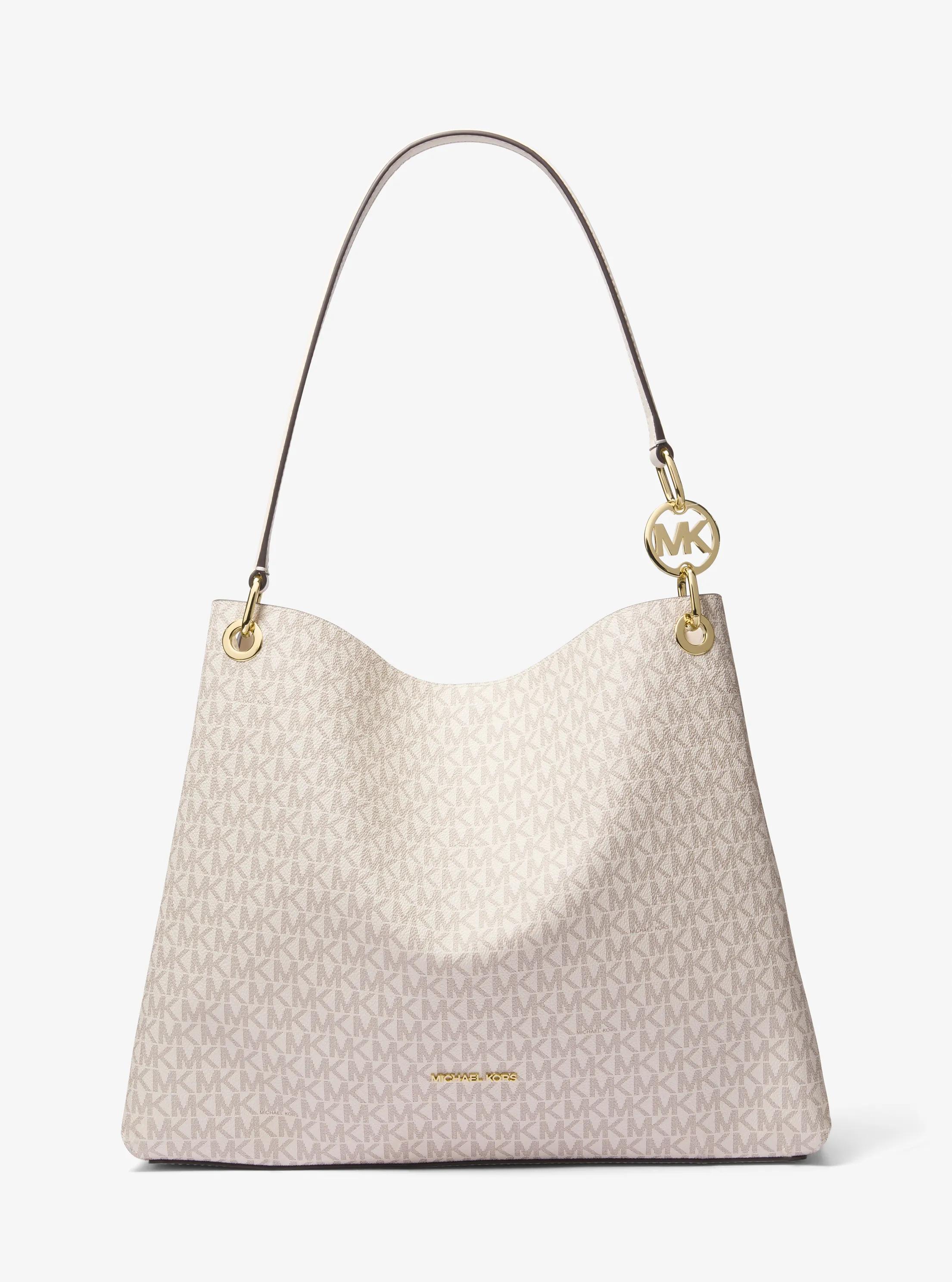Christina Large Signature Logo Shoulder Bag