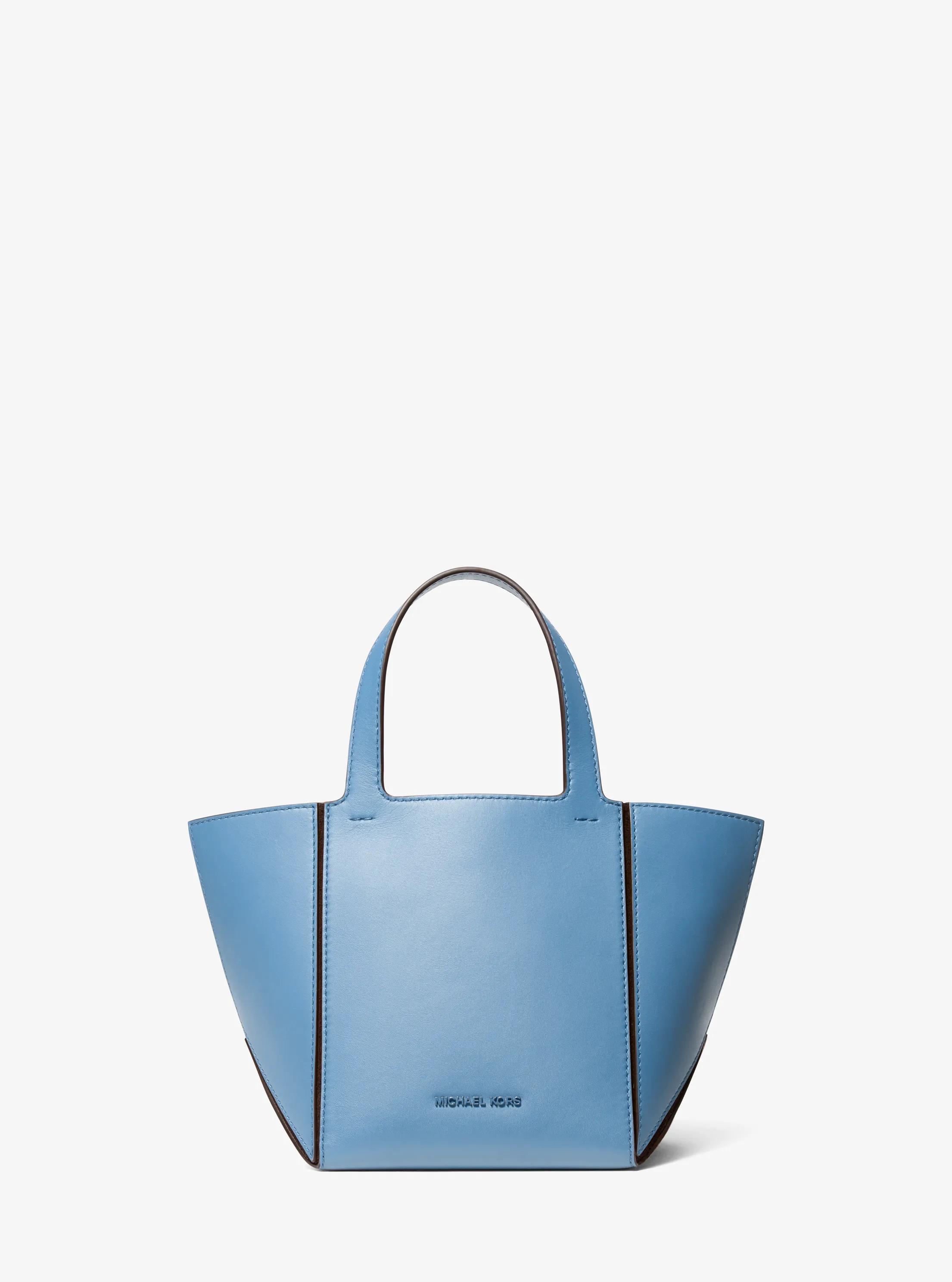 バッグ Her lip to HLT DAILY LOGO TOTE Blue Jordi Small Leather Tote Bag in STH PACIFIC - Sale | Michael Kors [US]