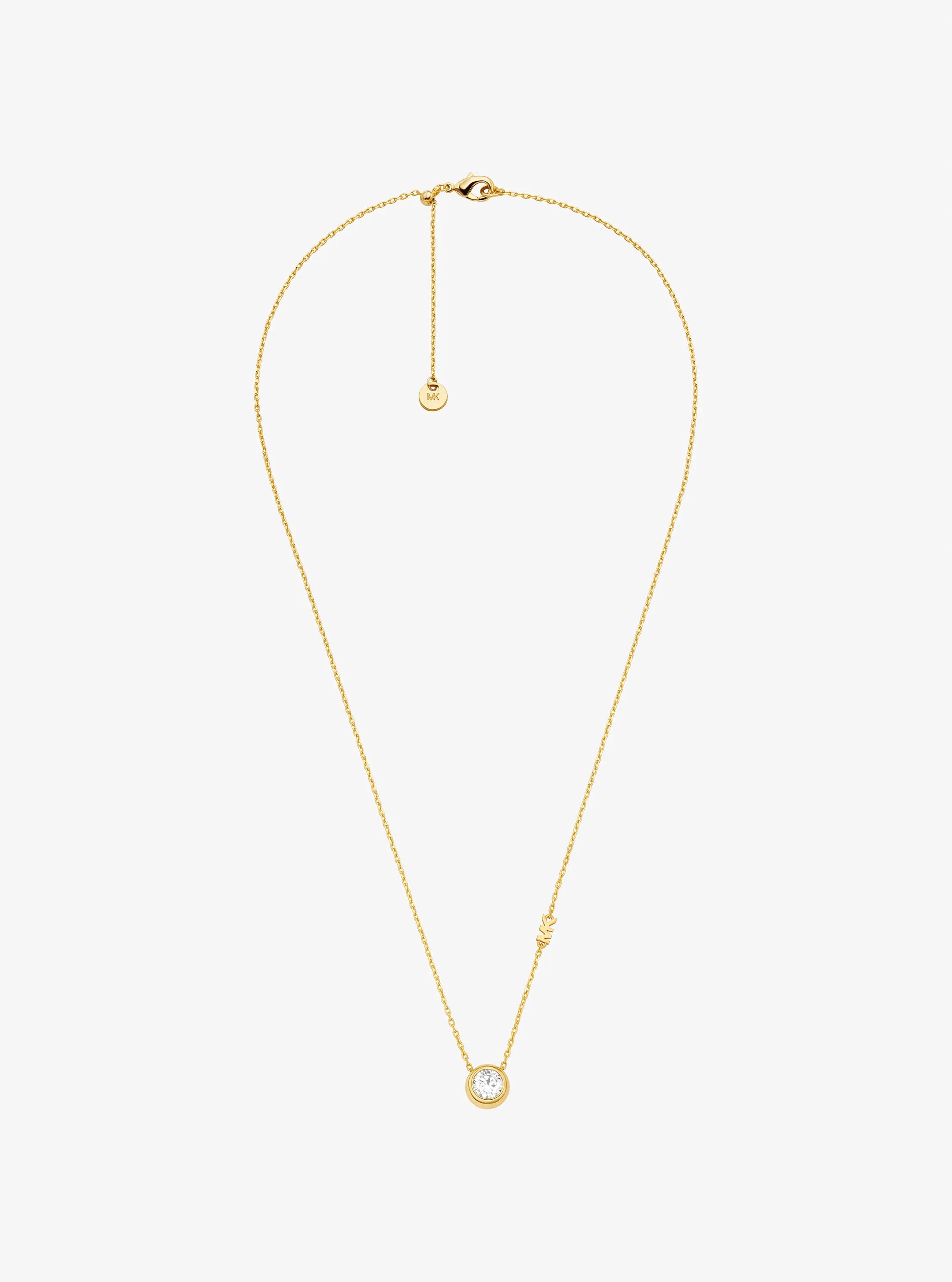 MK Collier avec pendentif pierre ronde - Or - Michael Kors