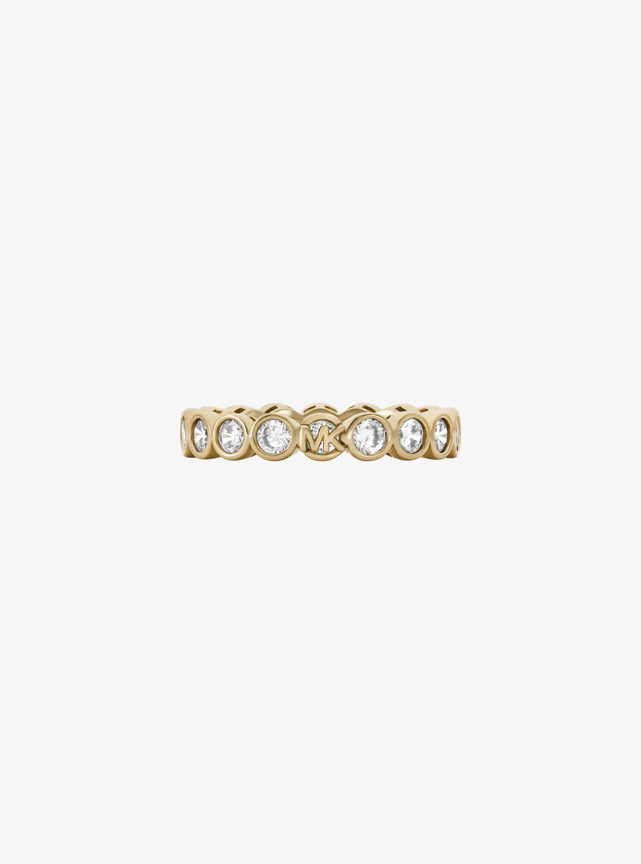 Cubic Zirconia Ring in GOLD | Michael Kors