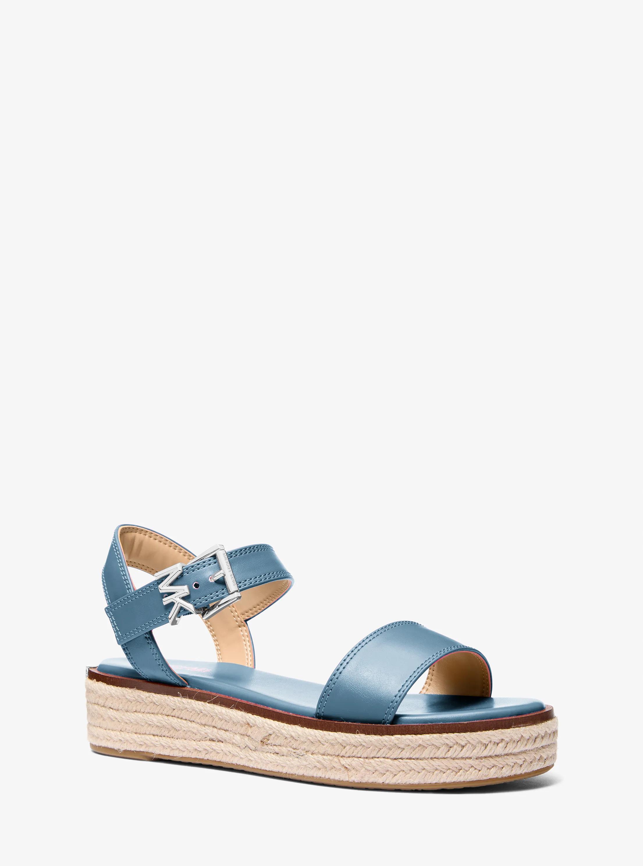 Richie Platform Espadrille Sandal in DENIM | Michael Kors