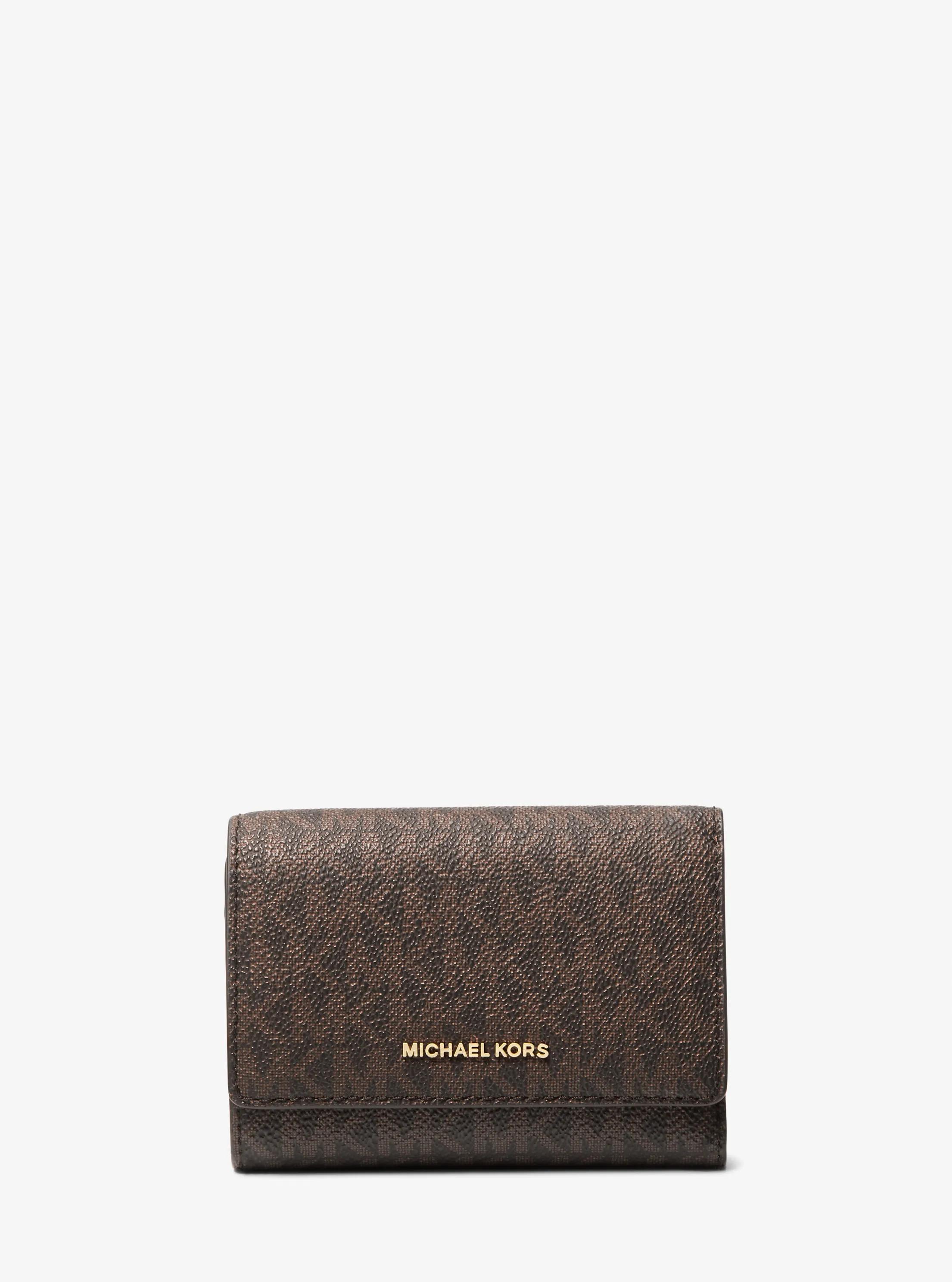 Billetera Bryant mediana con logotipo in MARR&Oacute;N/BELLOTA | Michael Kors